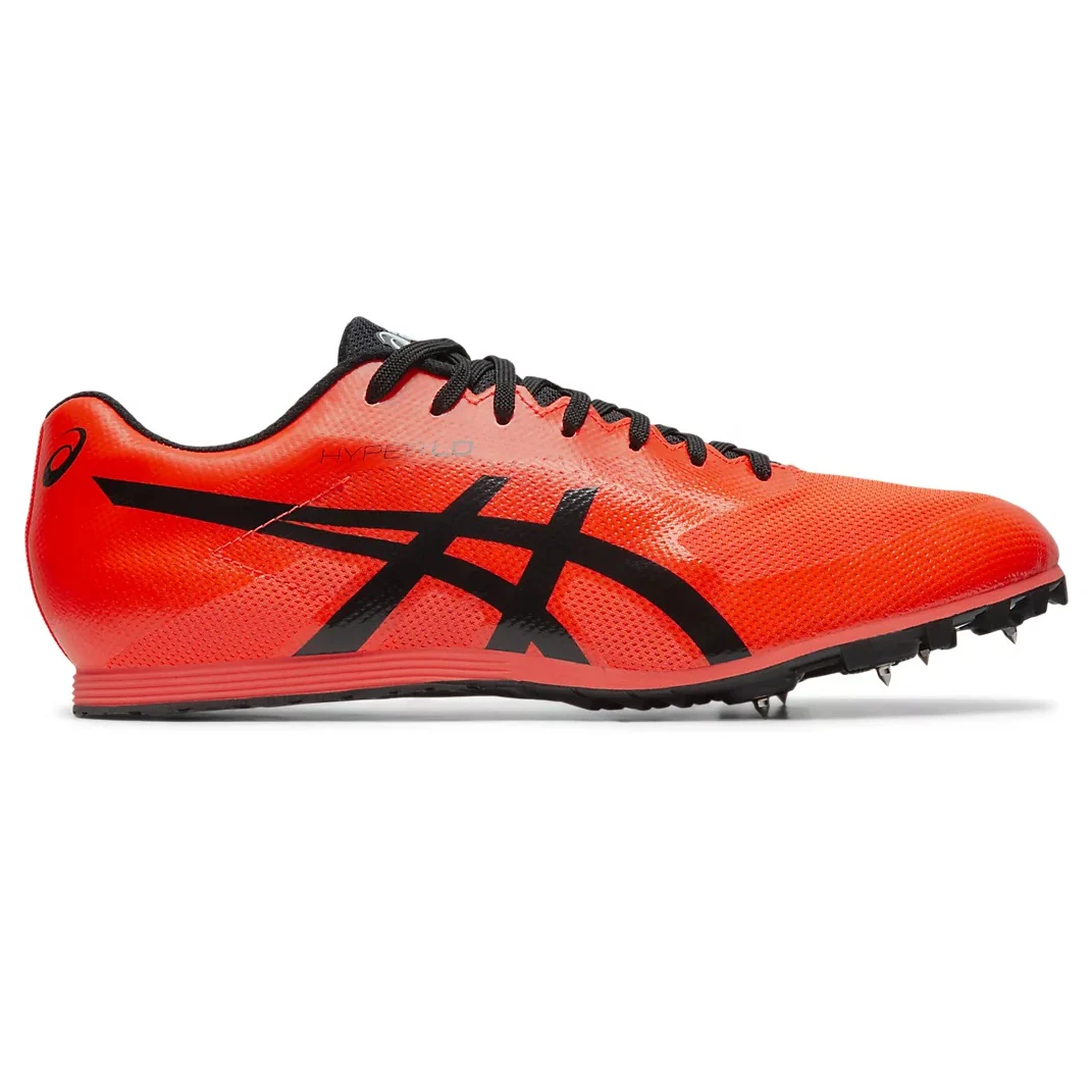 Asics Hyper LD 6 Spikes | Sunrise Red / Black | Unisex - Ekiden Sports