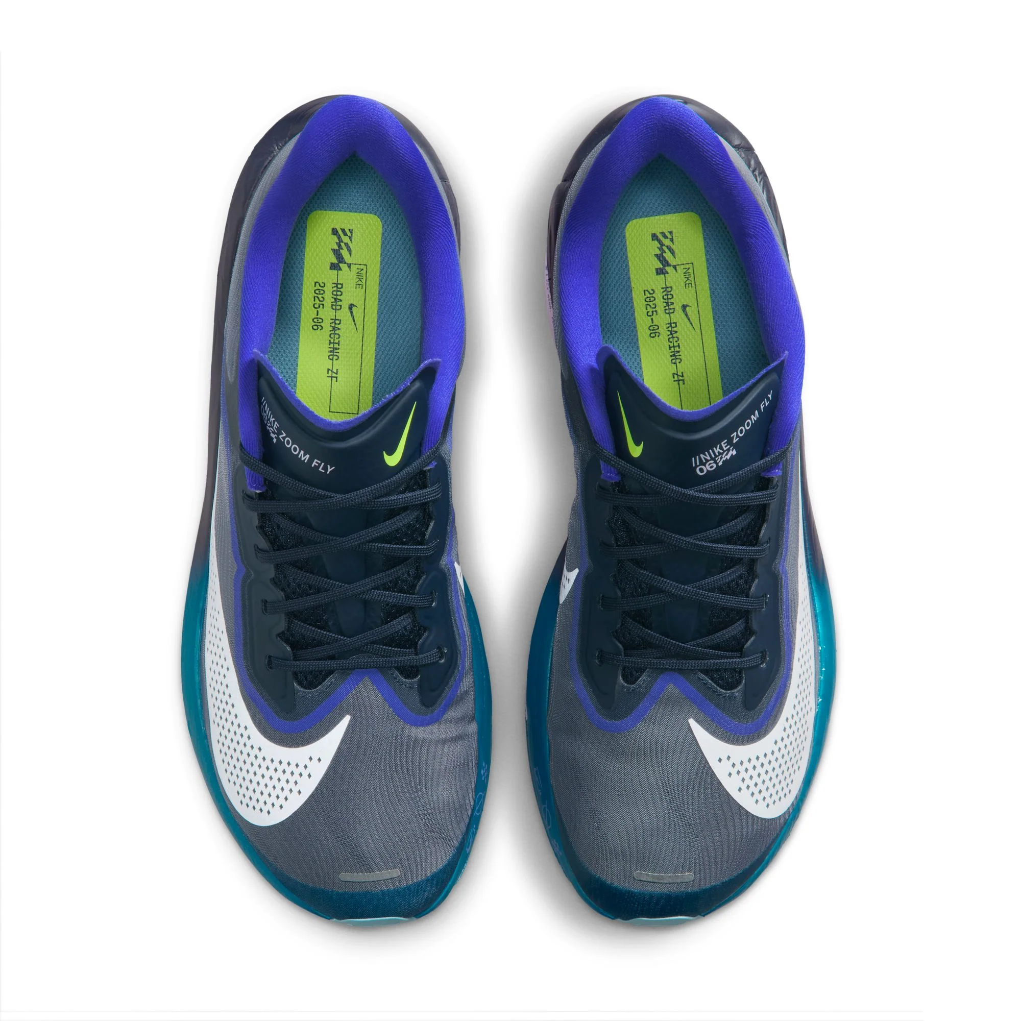 Nike Zoom Fly 6 | Obsidian / White / Persian Violet / Volt | Mens - Ekiden Sports