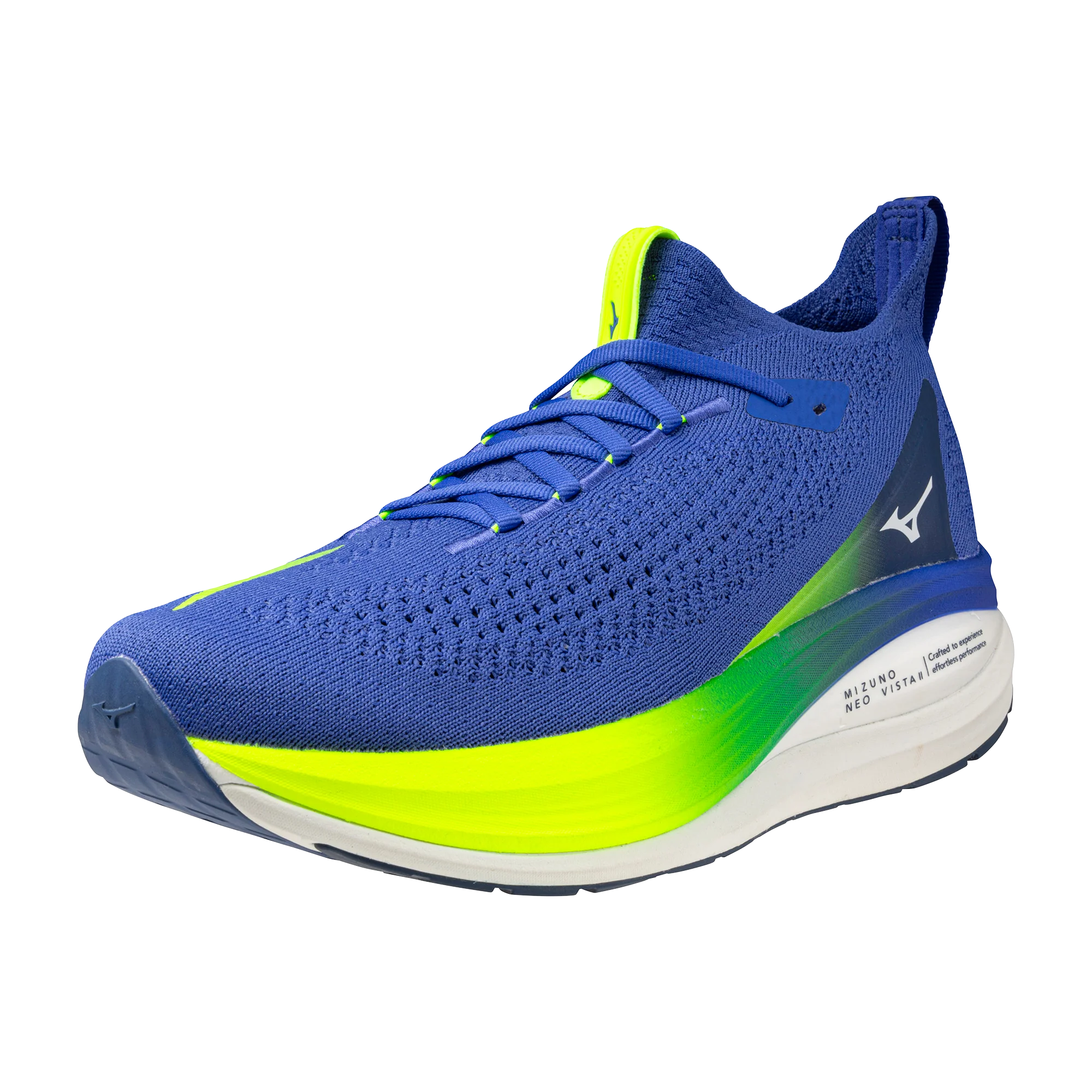 Mizuno Neo Vista 2 | Dazzling Blue / White / Lightning Yellow | Mens - Ekiden Sports