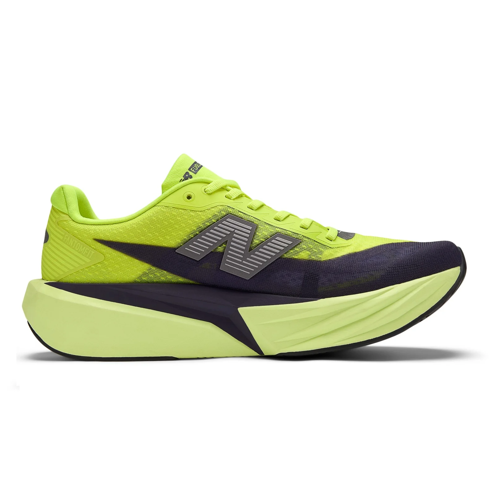 New Balance FuelCell Rebel v5 | Alkaline Green / Boysenberry / Dark Silver Metallic | Mens - Ekiden Sports
