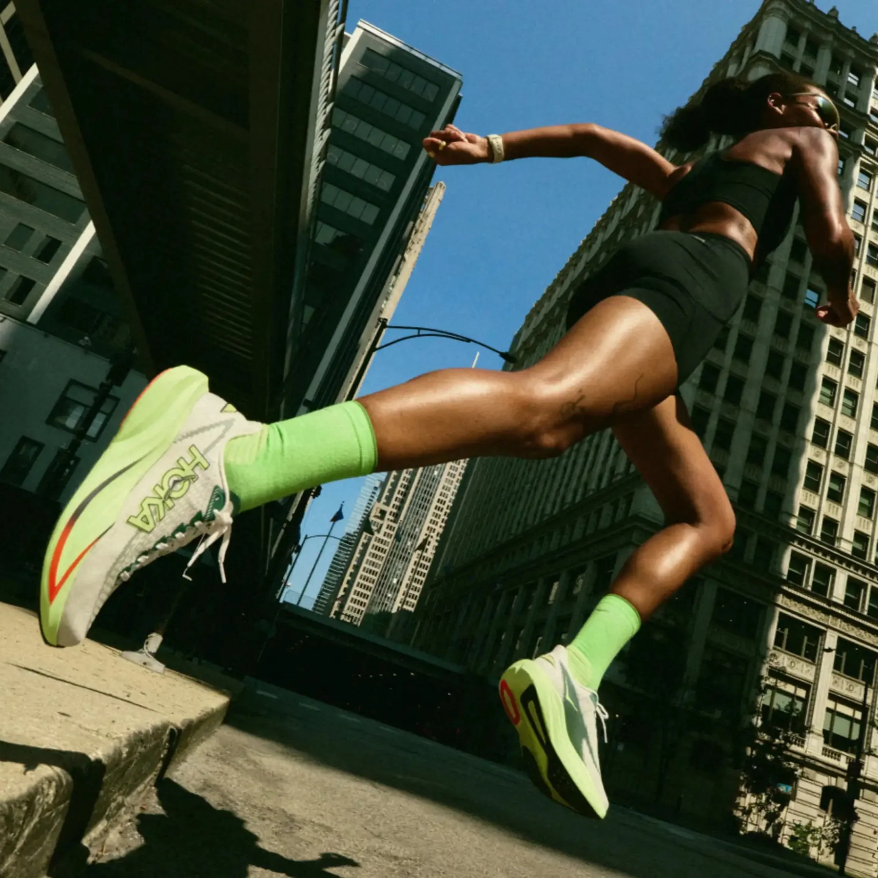 Hoka Mach 7 | Frost / Neon Yuzu | Womens - Ekiden Sports