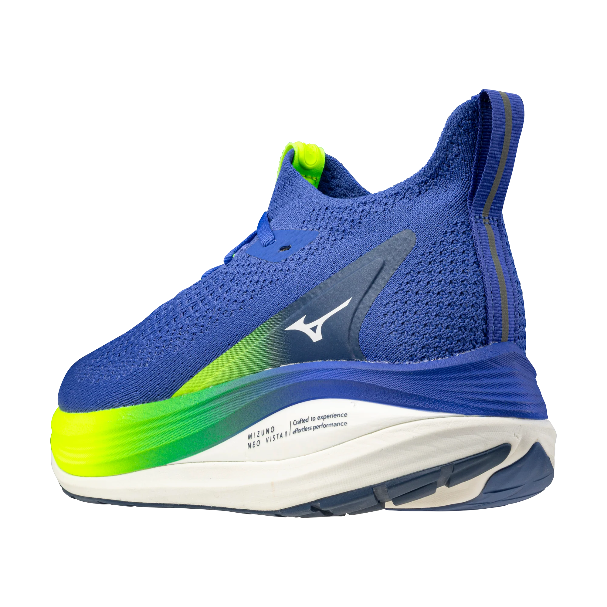 Mizuno Neo Vista 2 | Dazzling Blue / White / Lightning Yellow | Mens - Ekiden Sports