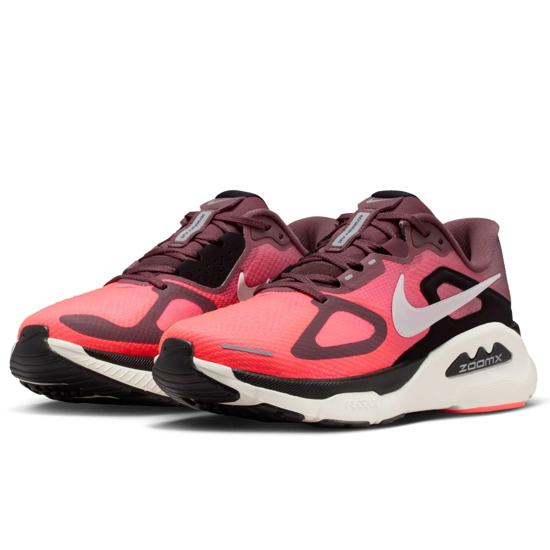 Nike Structure Plus | Tattoo / Silver / Hot Lava / Black | Womens - Ekiden Sports