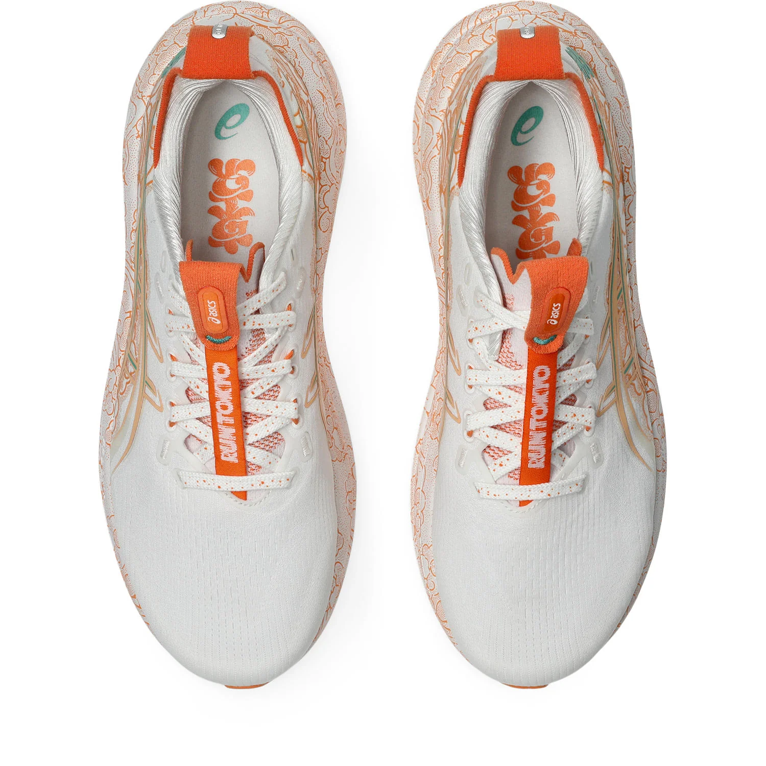 Asics Gel-Nimbus 28 Tokyo | White / Apricot Crush | Unisex - Ekiden Sports