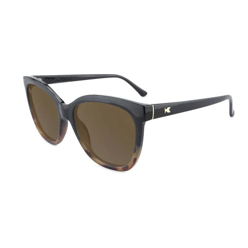 Knockaround Sunglasses | Deja Views | Glossy Black & Blonde Tortoise Shell Fade - Ekiden Sports