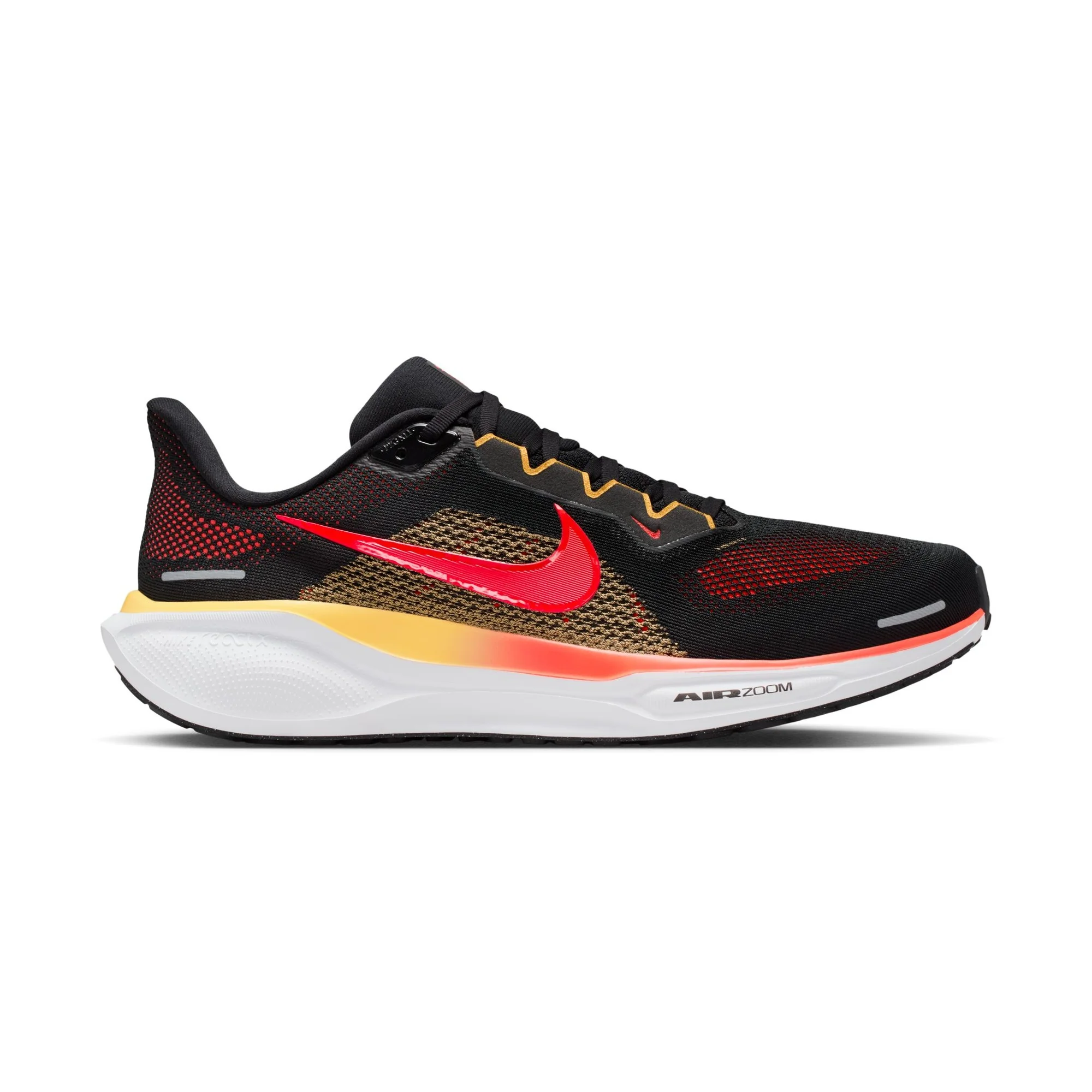Nike Pegasus 41 | Black / Bright Crimson / Topaz Gold | Mens - Ekiden Sports