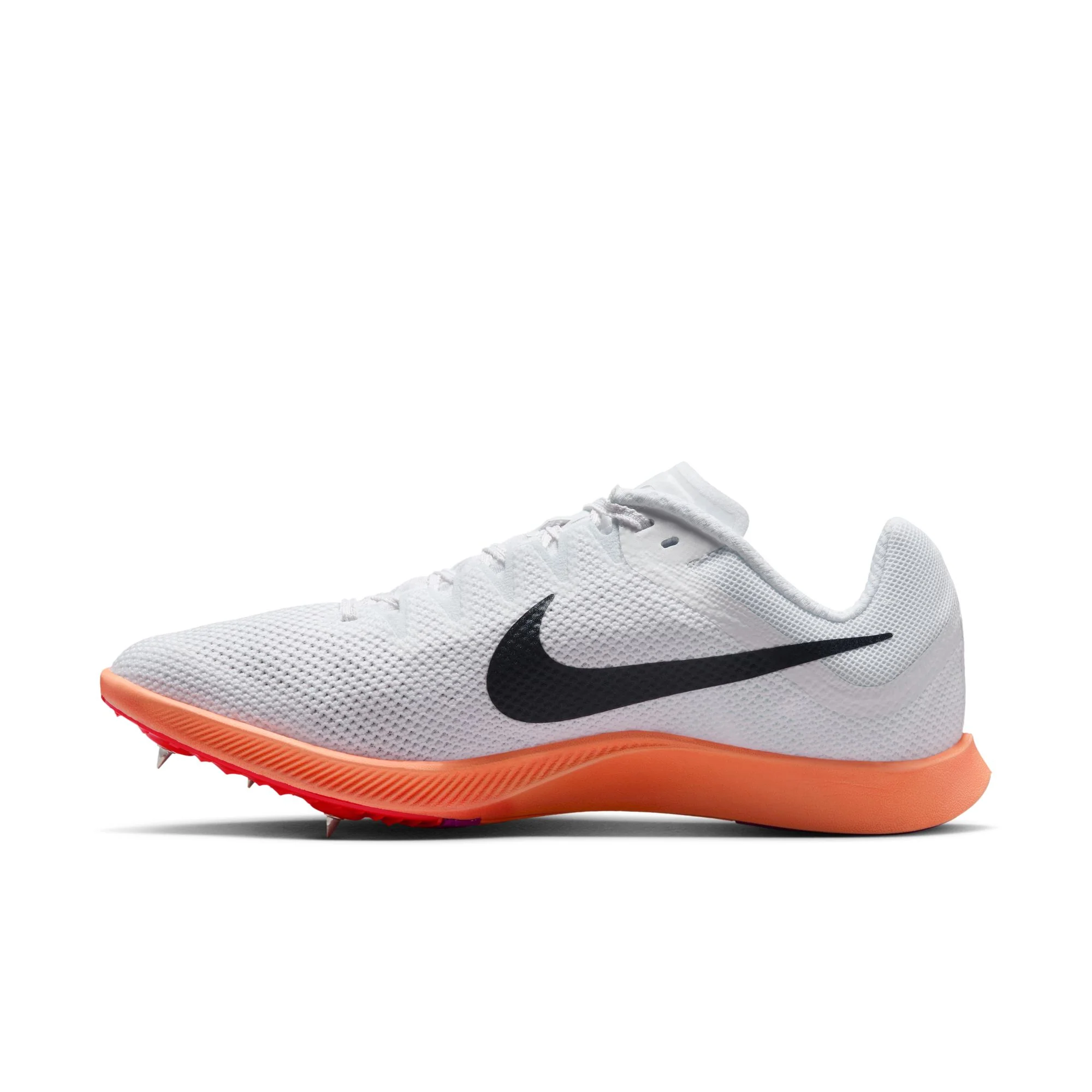 Nike Zoom Rival Distance Spikes | White / Obsidian / Bright Crimson / Hyper Turquoise | Unisex - Ekiden Sports
