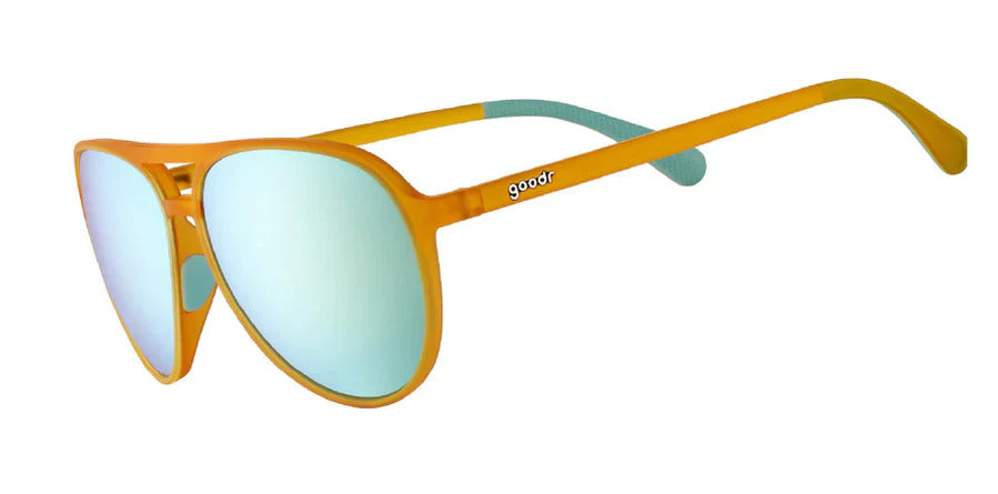 goodr Sunglasses | Mach Gs | Cheesy Flight Attendant - Ekiden Sports