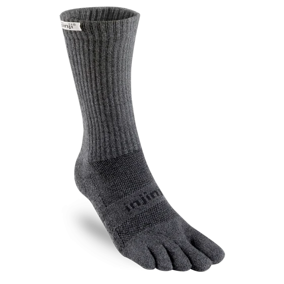 Injinji Trail Sock | Midweight | Crew Length | Granite - Ekiden Sports