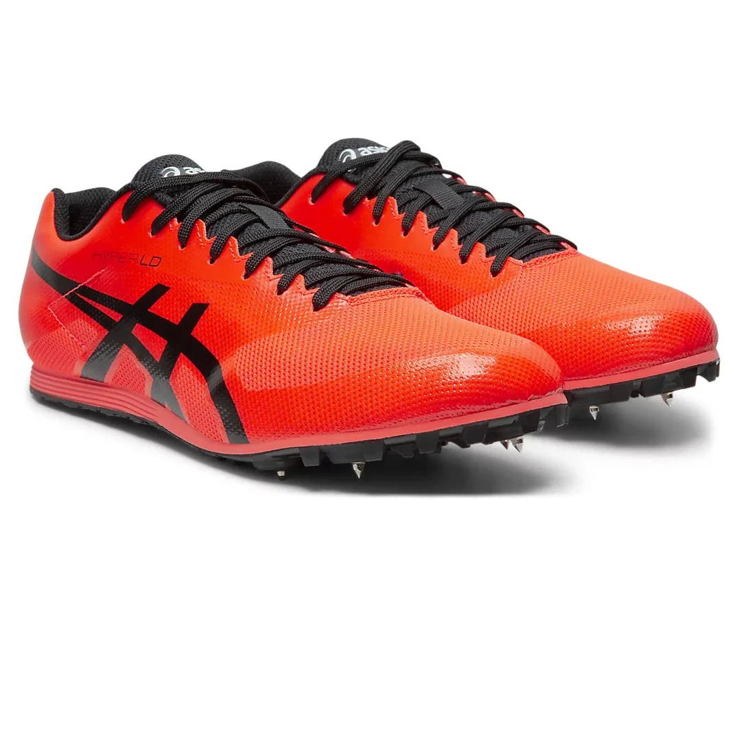 Asics Hyper LD 6 Spikes | Sunrise Red / Black | Unisex - Ekiden Sports