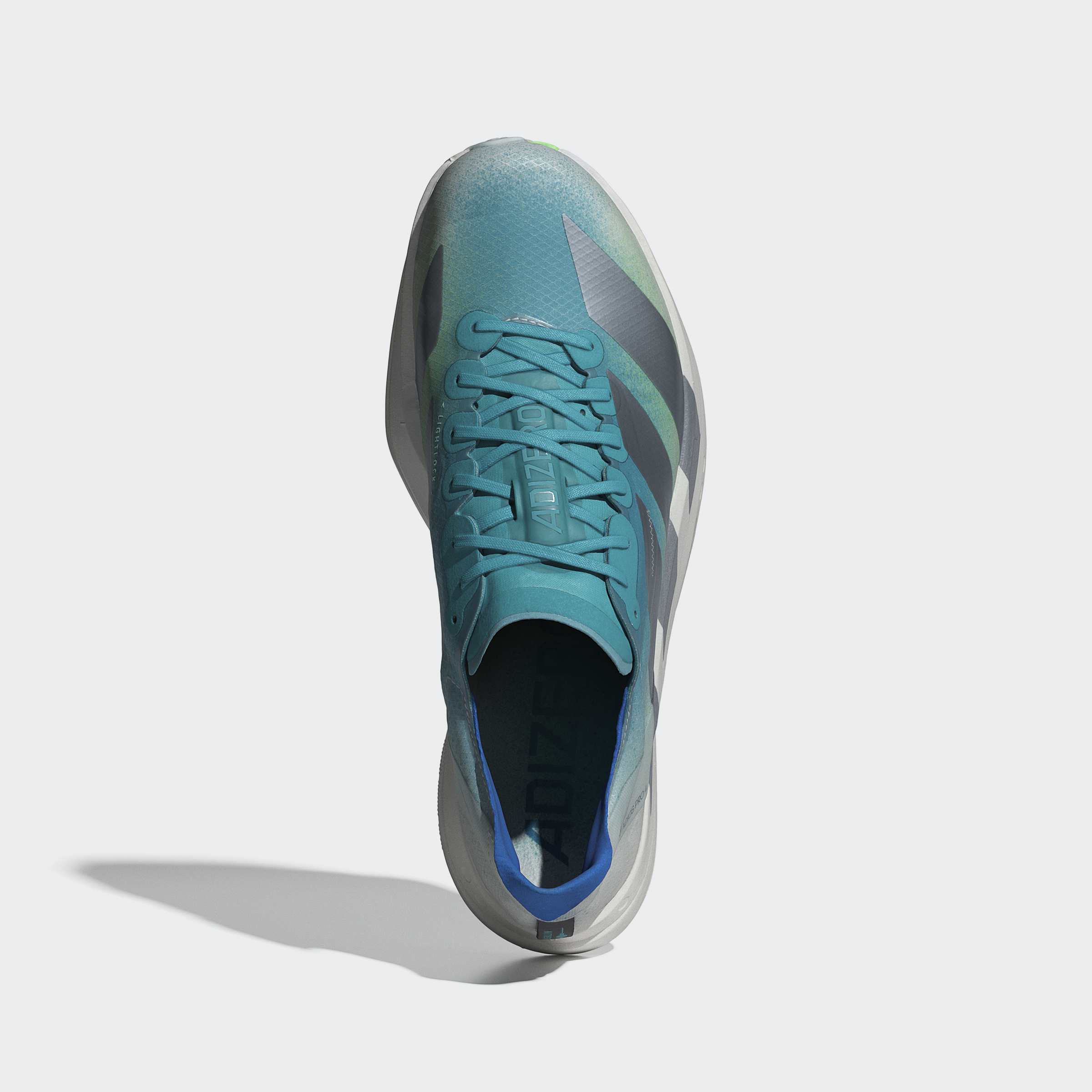 adidas Adizero Adios Pro 4 | Hi-Res Aqua / Iron Metallic / Grey One | Mens - Ekiden Sports