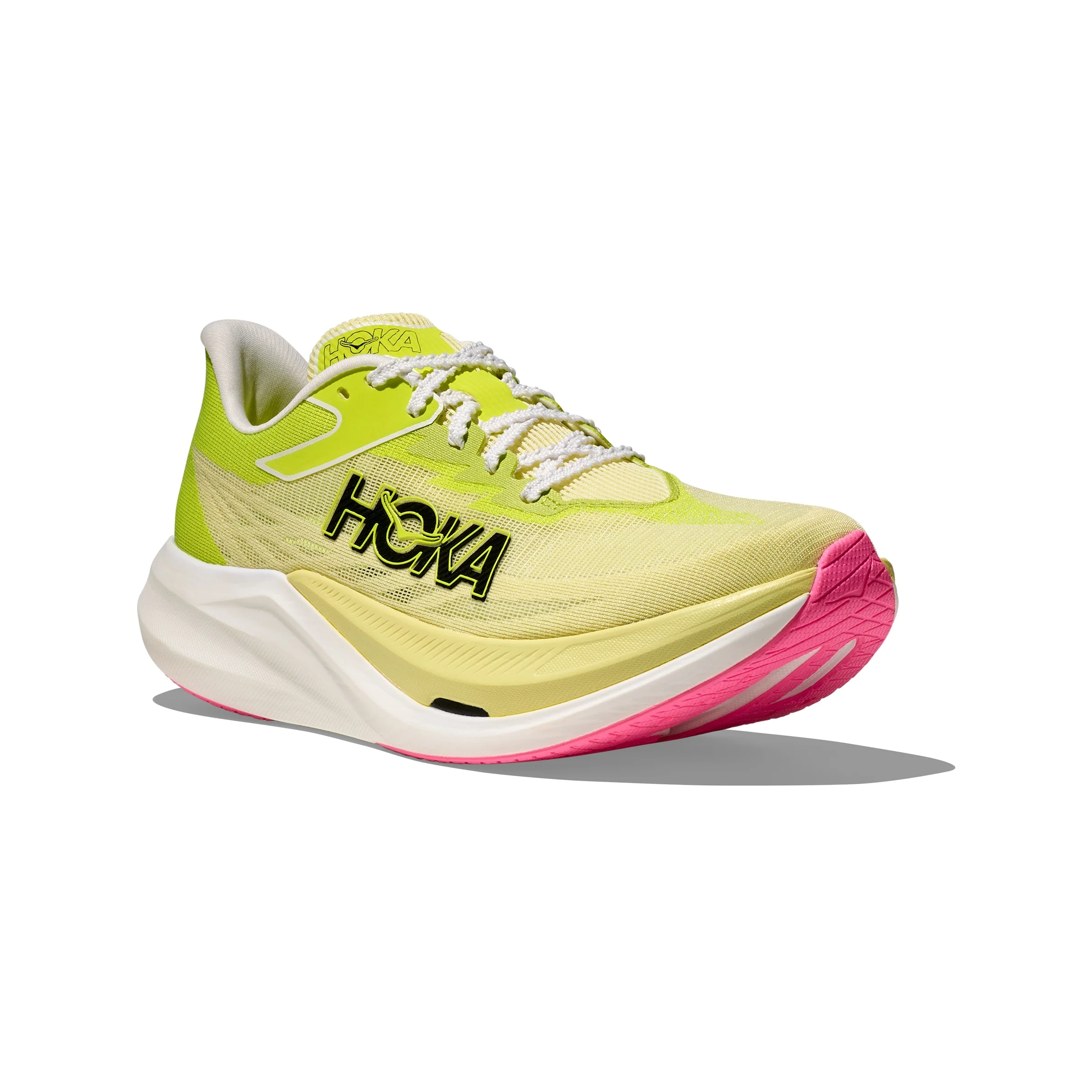 Hoka Rocket X 3 | Sunlight / Neon Hoka Citrus | Unisex - Ekiden Sports