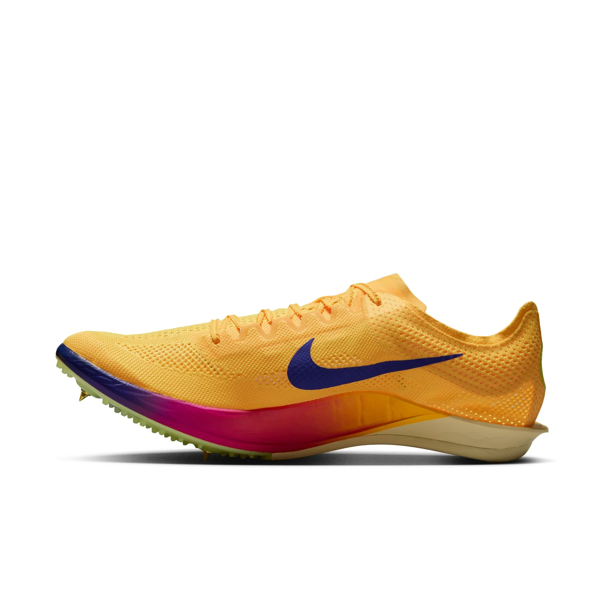 Nike Dragonfly 2 Long Distance Spikes | Citron Pulse / Indigo Burst / Vivid Purple | Unisex - Ekiden Sports