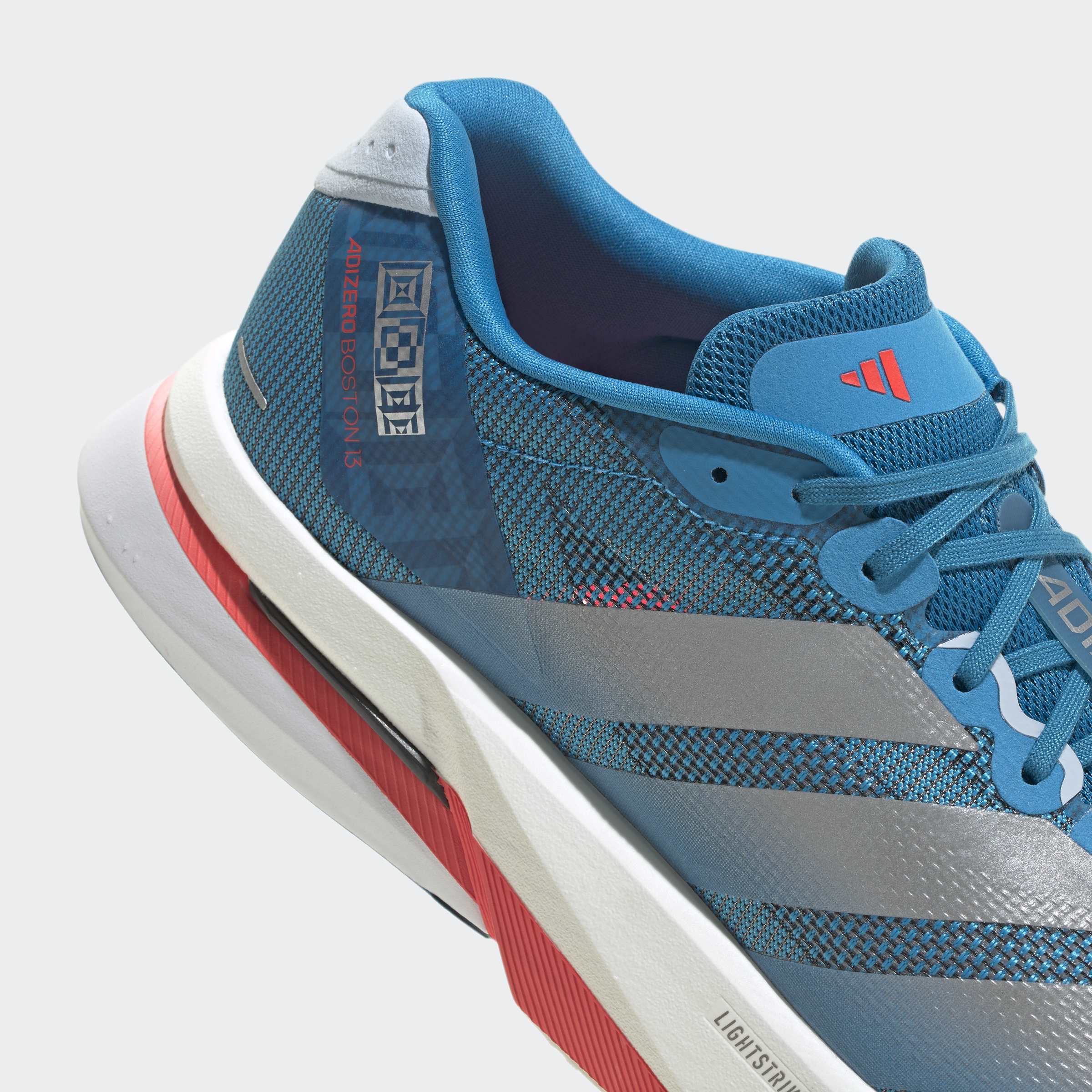 adidas Boston 13 | Solar Blue / Silver Metallic / Dark Solar Blue | Mens - Ekiden Sports
