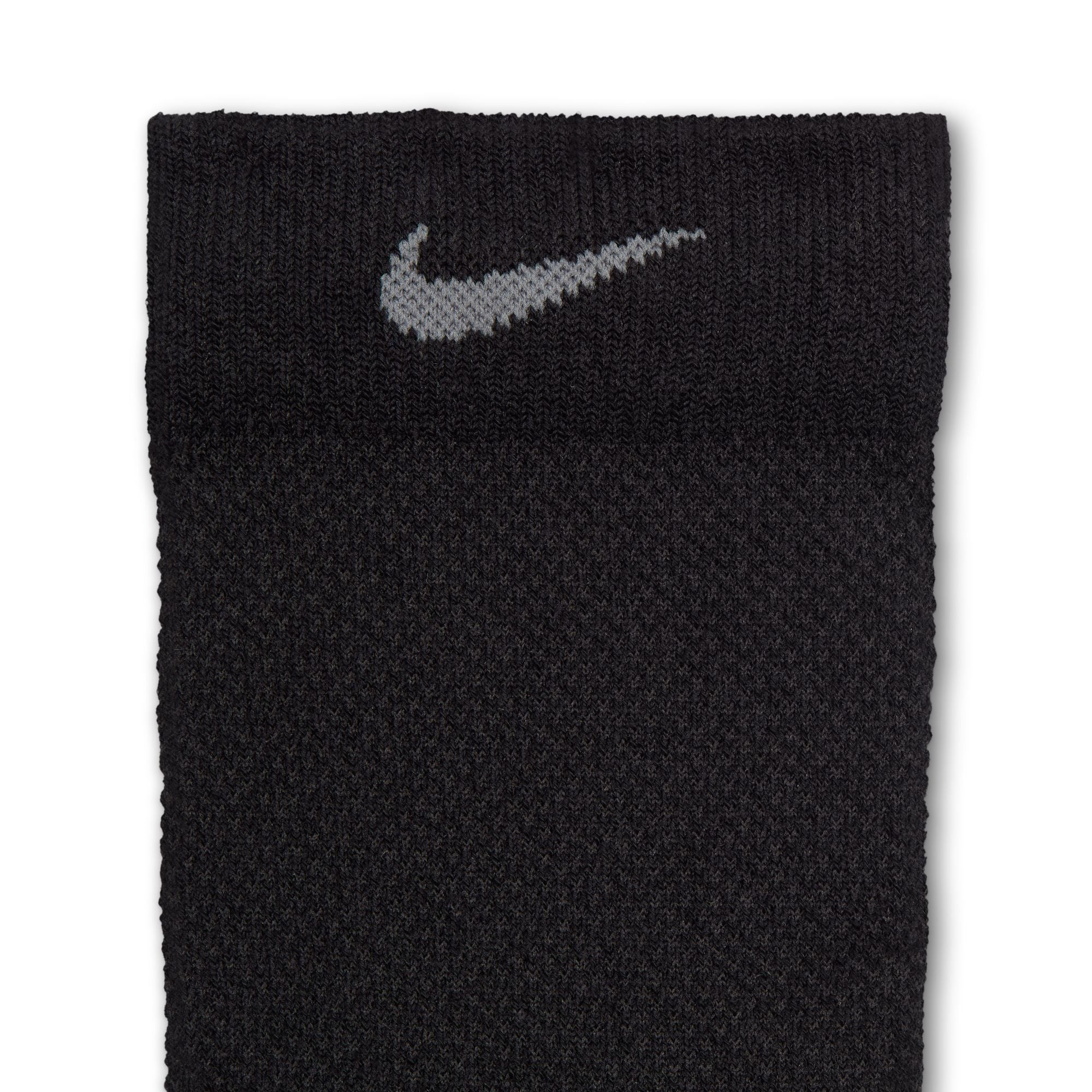 Nike Running Lightweight Sock | Crew Length | Black / Dark Smoke Grey - Ekiden Sports