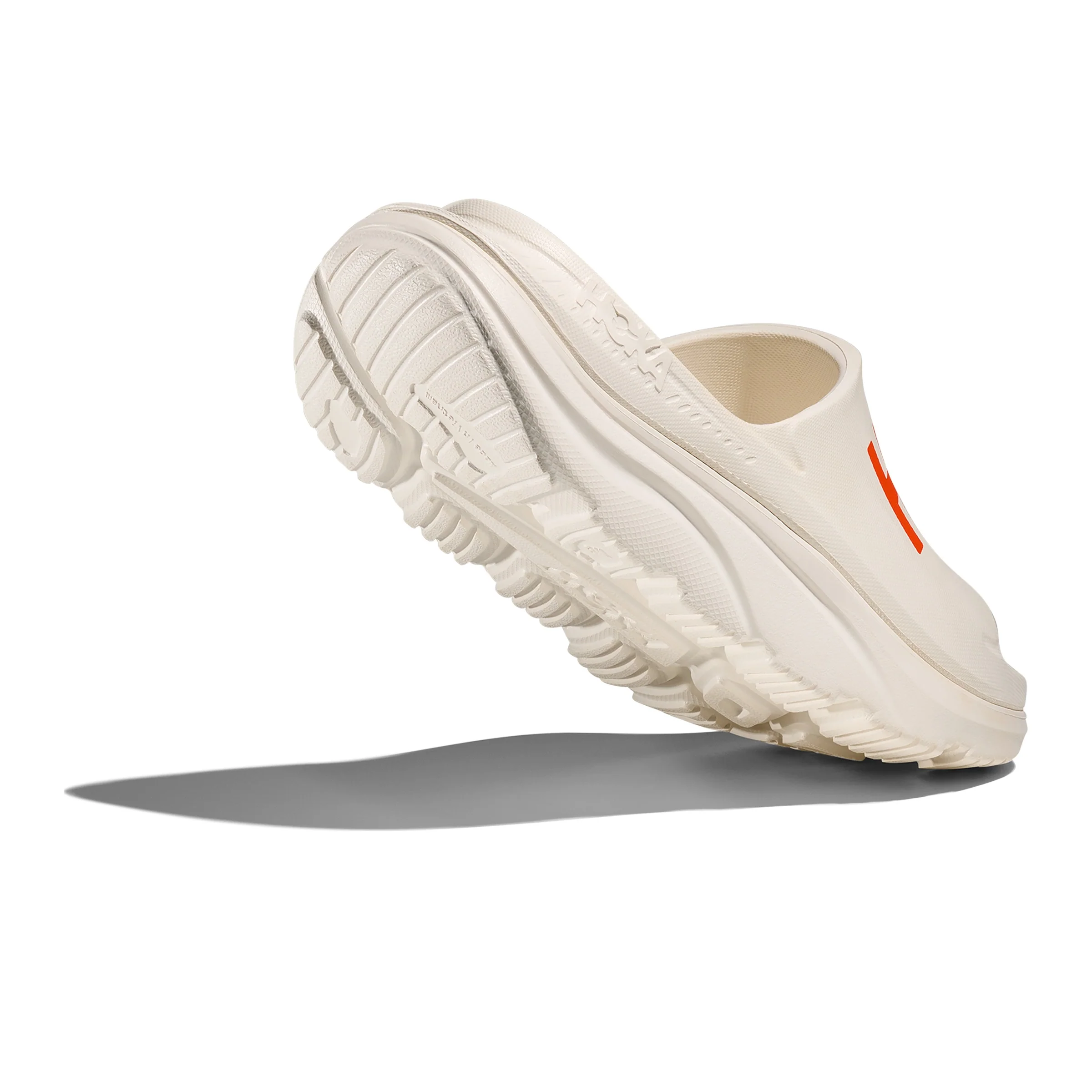 Hoka Ora Athletic Slide | Frost / Lava | Unisex - Ekiden Sports