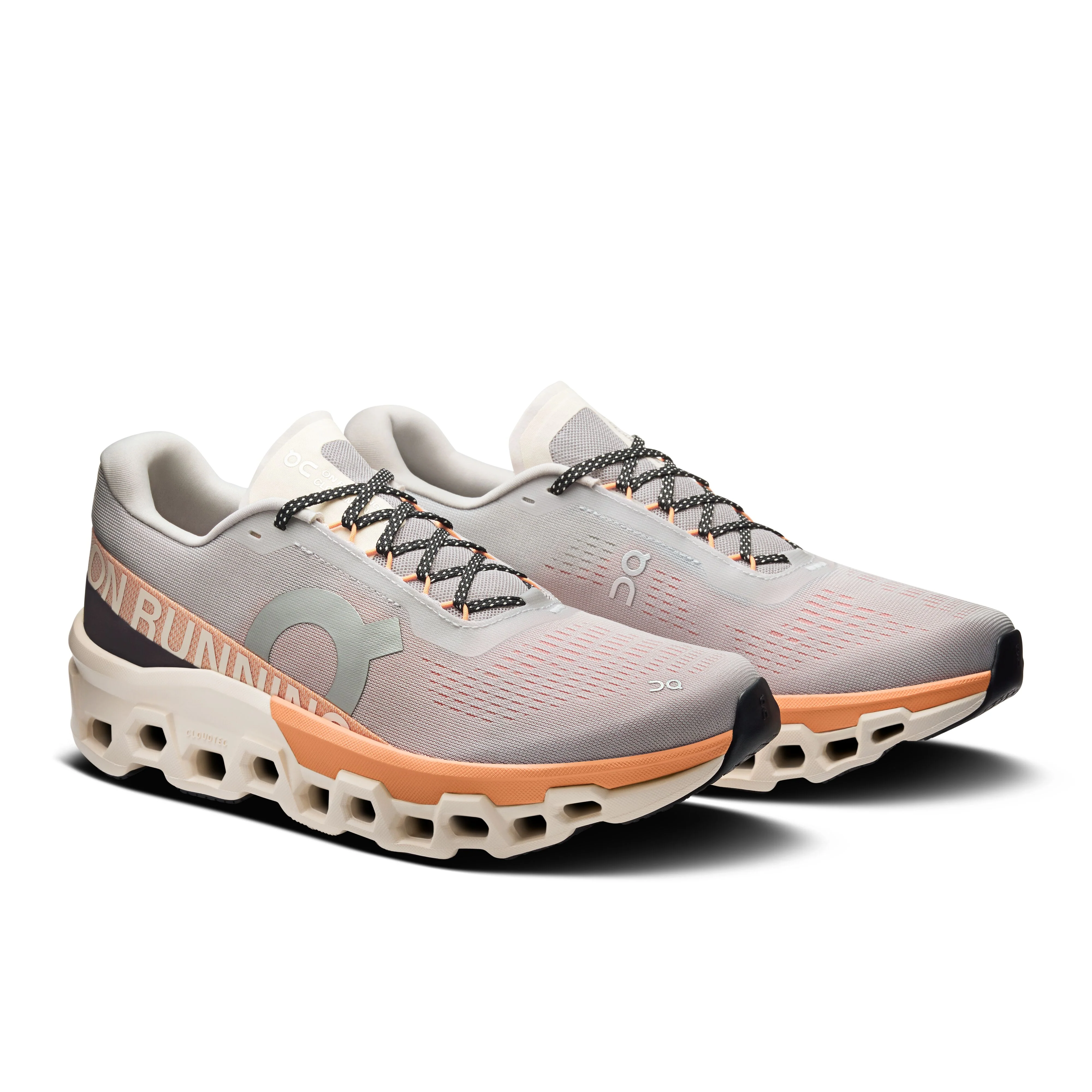 On Cloudmonster 2 | Glacier / Tangerine | Mens - Ekiden Sports