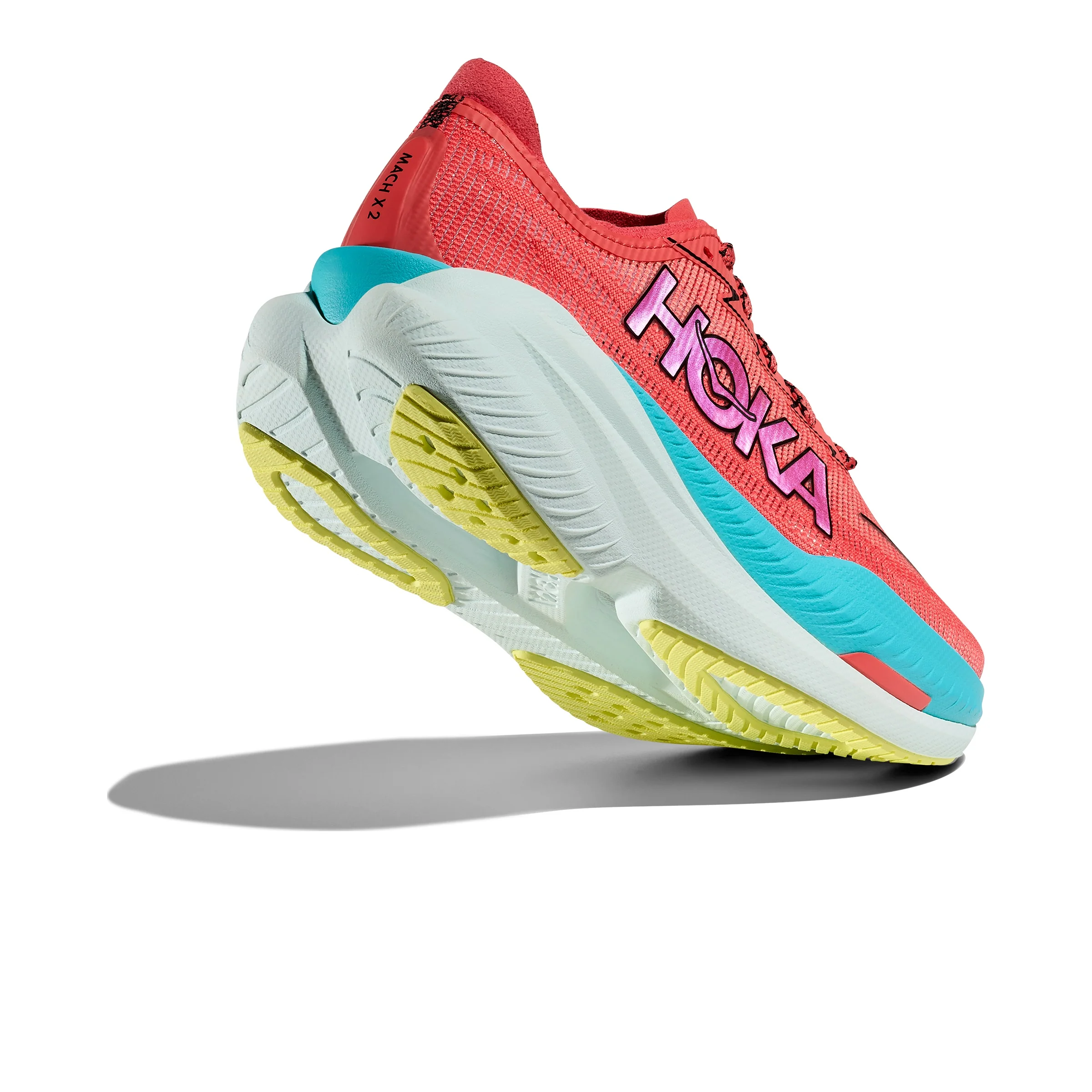 Hoka Mach X 2 | Grapefruit / Electric Coral | Womens - Ekiden Sports