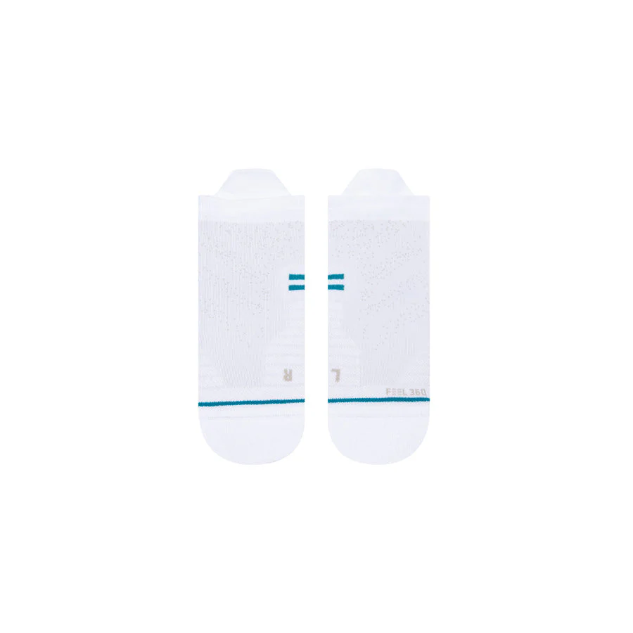 Stance Socks | Mid Cushion | Tab Length | Athletic White - Ekiden Sports