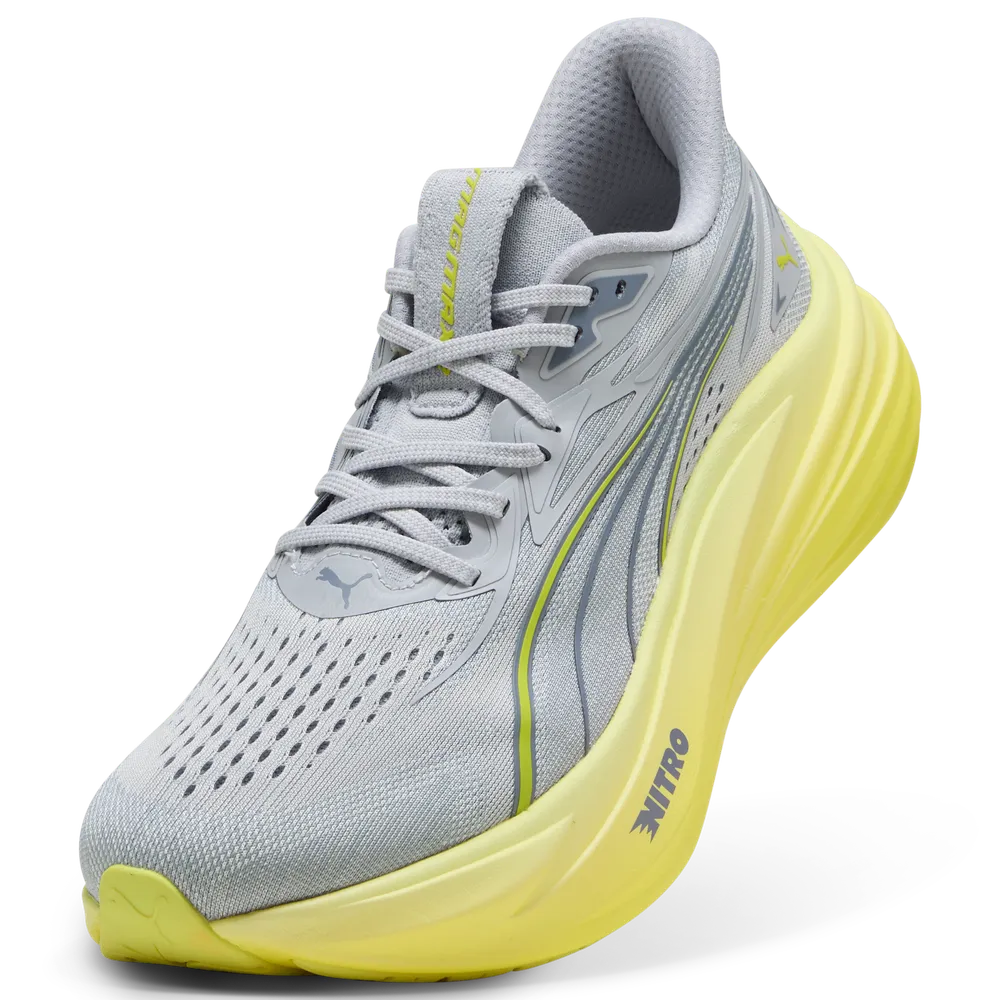 Puma MagMax NITRO 2 | Vibrant Silver / Lux Lime | Mens - Ekiden Sports