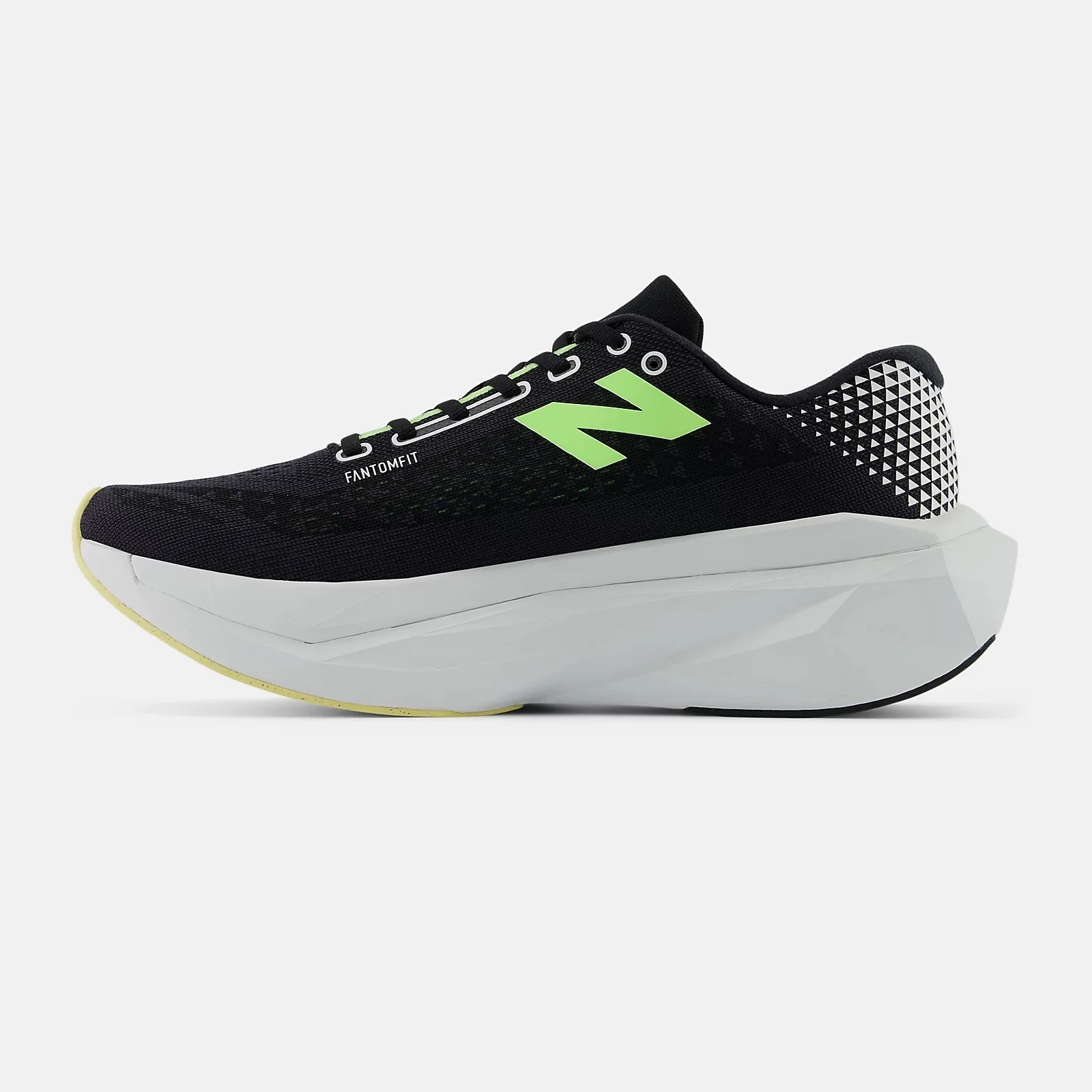 New Balance FuelCell SuperComp Trainer v3 Wide | Black / Phantom / Bleached Lime | Mens - Ekiden Sports