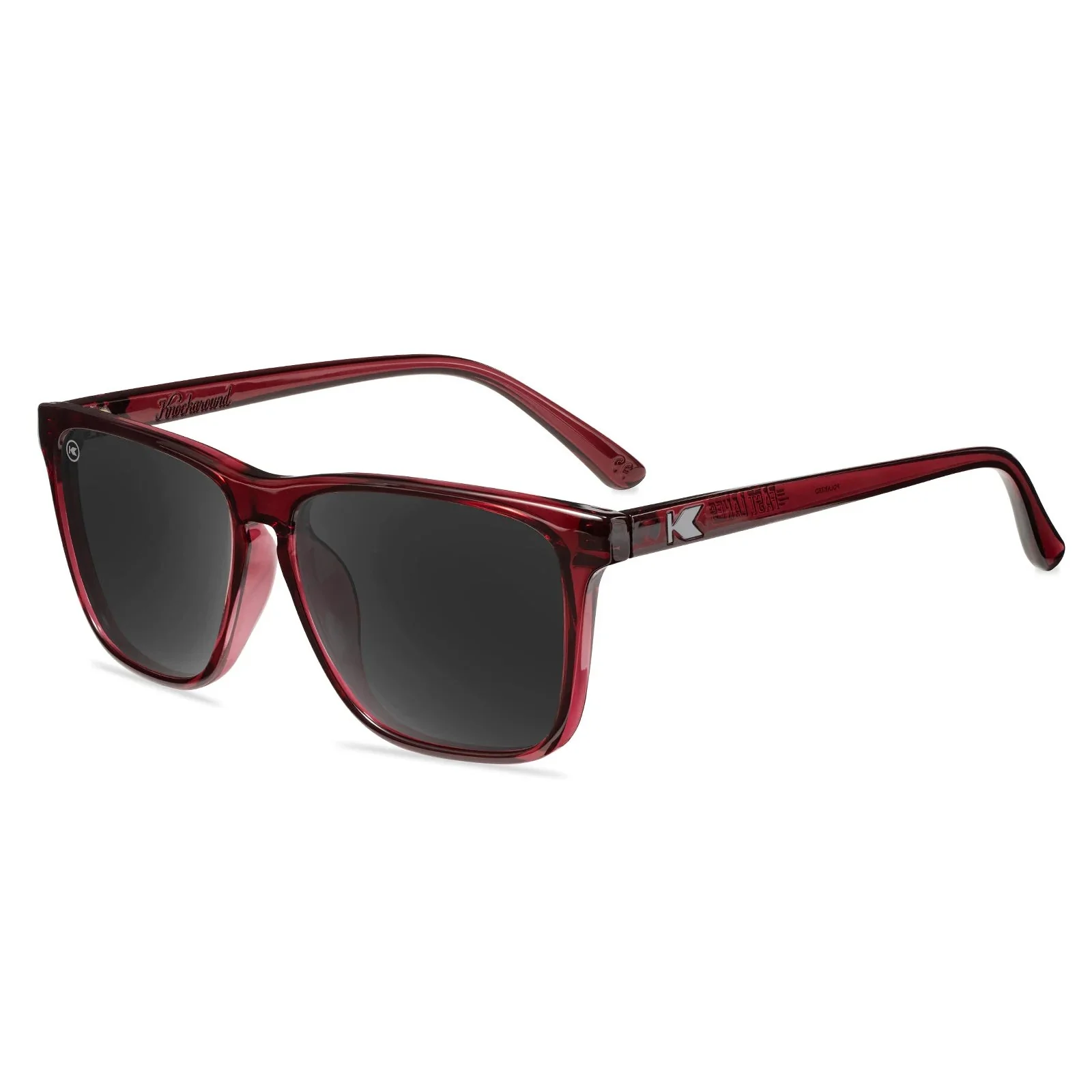 Knockaround Sunglasses | Fast Lanes | Black Cherry - Ekiden Sports