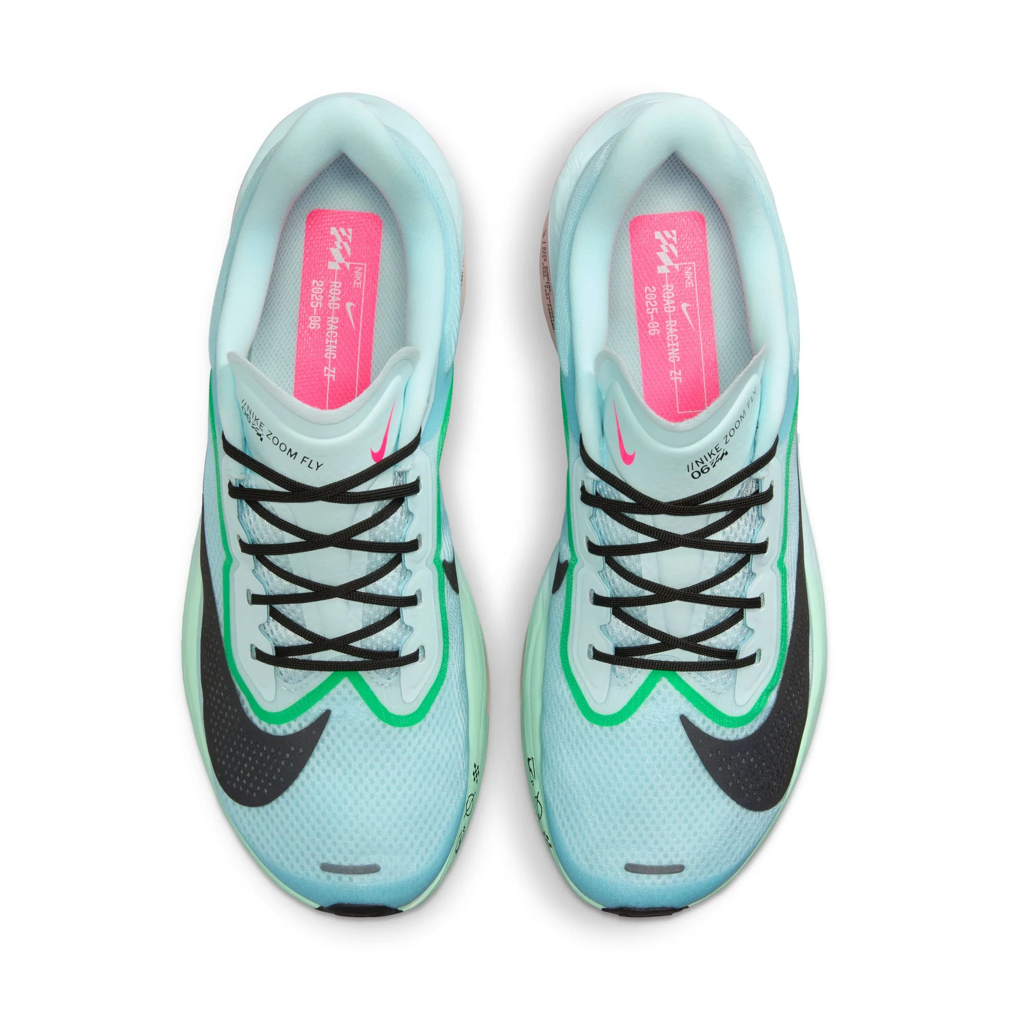 Nike Zoom Fly 6 | Glacier Ice / Hyper Pink / Green Shock / Black | Mens - Ekiden Sports