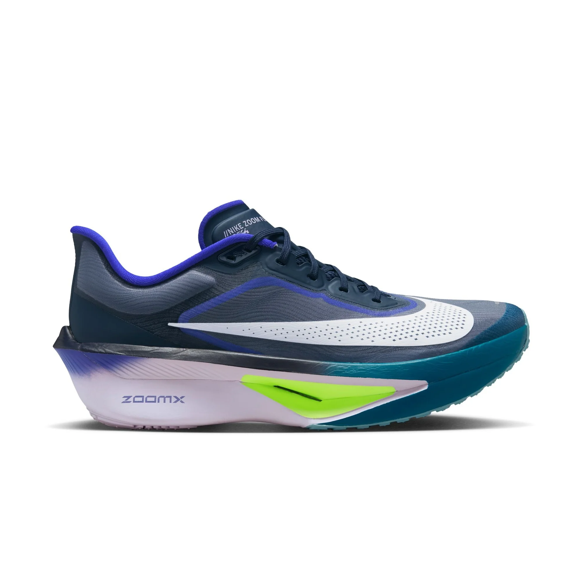 Nike Zoom Fly 6 | Obsidian / White / Persian Violet / Volt | Mens - Ekiden Sports