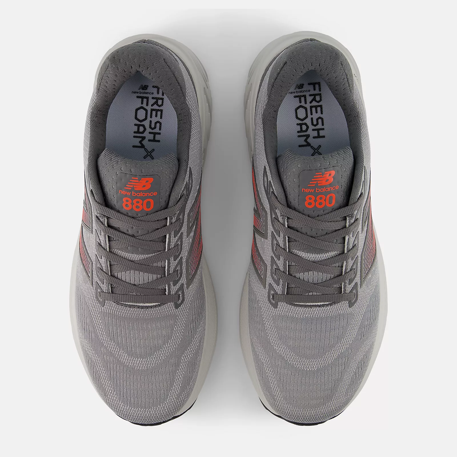New Balance Fresh Foam X 880 v15 | Slate Grey / Reflection / Urgent Red | Mens - Ekiden Sports