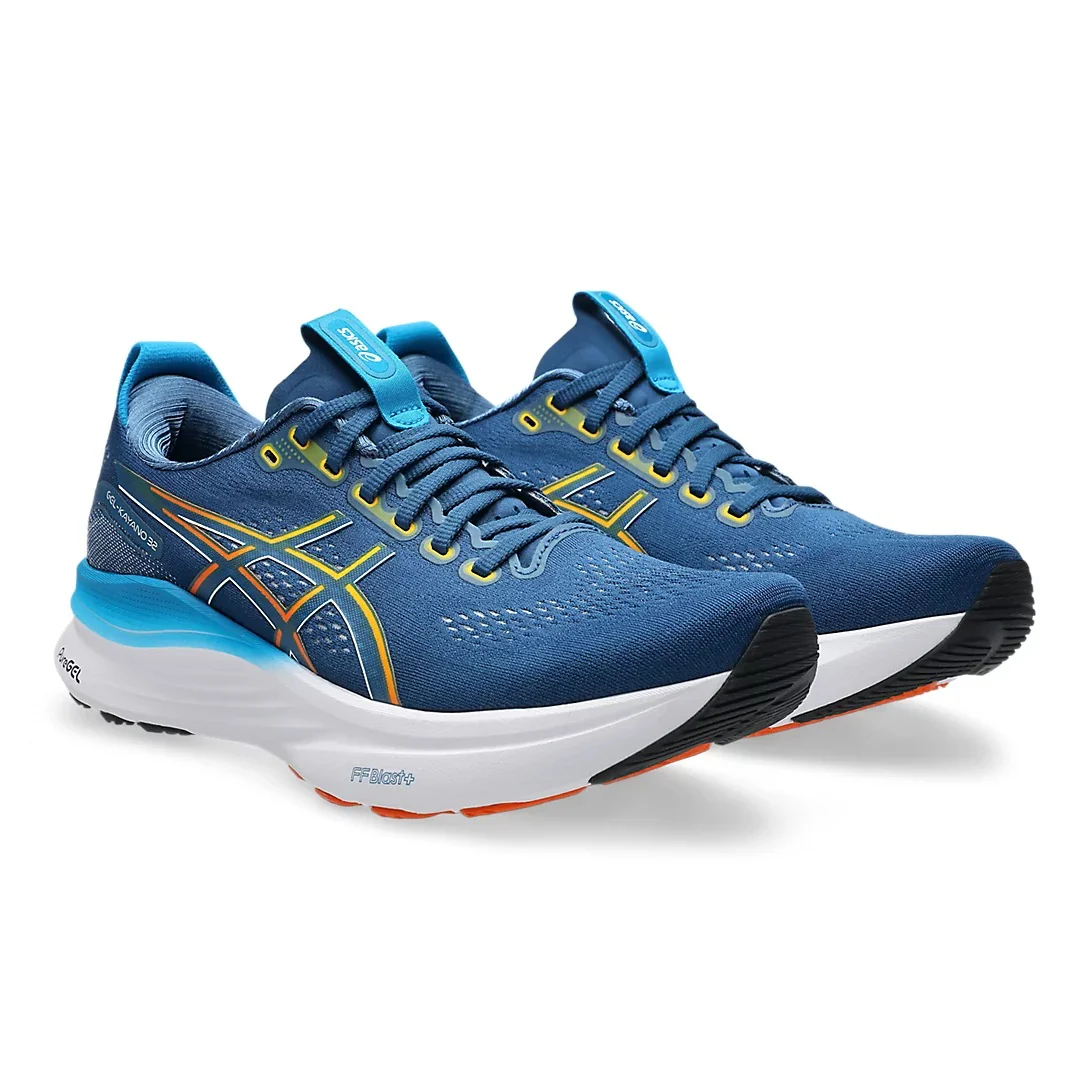 Asics Gel-Kayano 32 Wide | Twilight Blue / Anzu | Mens - Ekiden Sports
