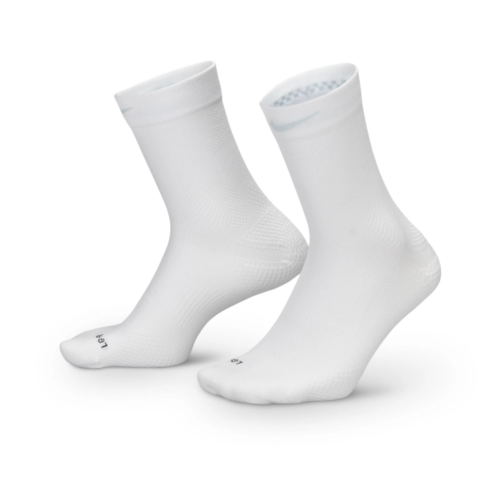 Nike Running Lightweight Sock | Micro Crew Length | White / Black / Pure Platinum - Ekiden Sports