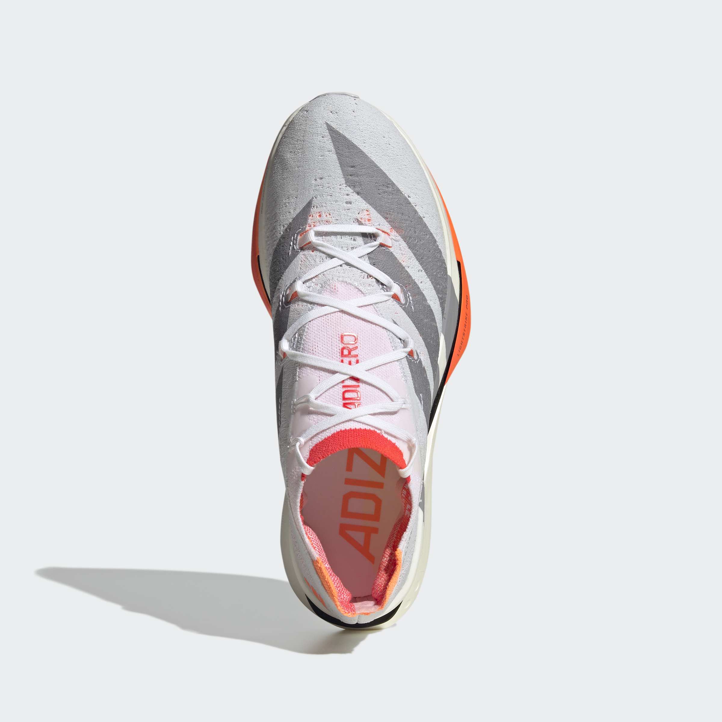 adidas Adizero Prime X3 Strung | Cloud White / Cloud White / Lucid Red | Unisex - Ekiden Sports