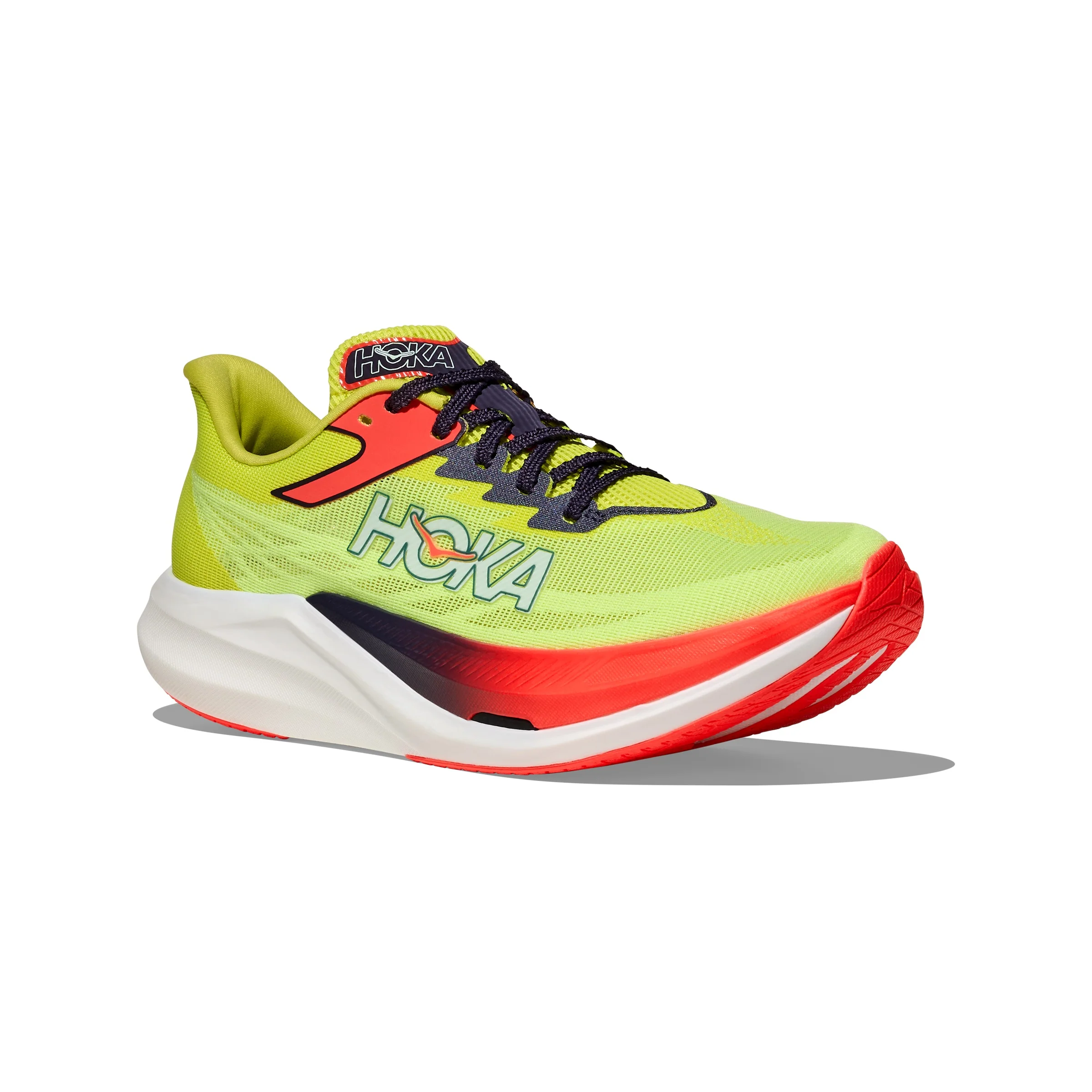 Hoka Rocket X 3 | Neon Yuzu / Squid Ink | Unisex - Ekiden Sports