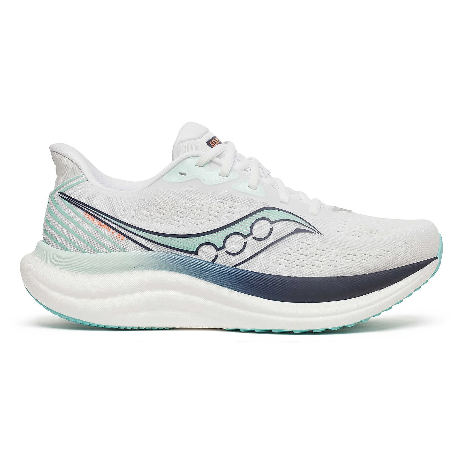 Saucony Triumph 23 | White / Navy | Womens - Ekiden Sports