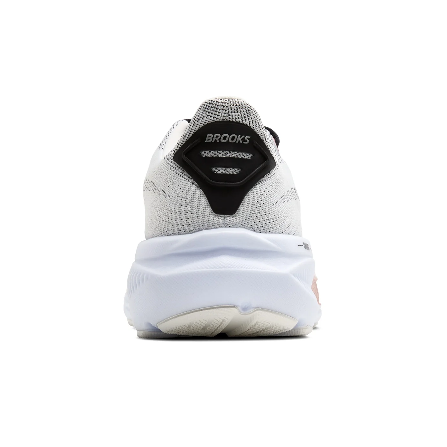 Brooks Ghost 17 | White / Black / Rose Gold | Womens - Ekiden Sports