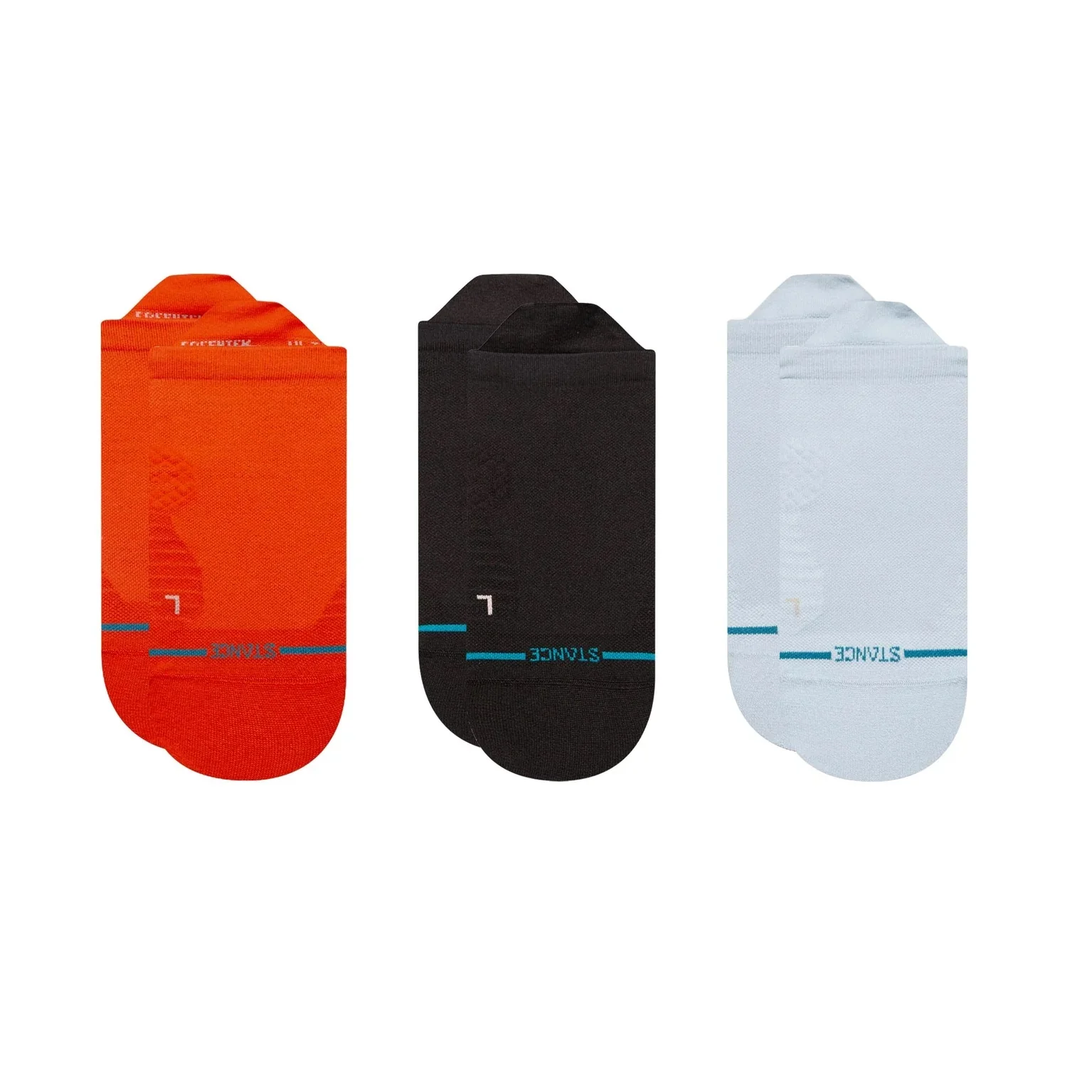 Stance Iconic UL Tab | Ultralight Cushion | Tab Length | Multi 3 Pack - Ekiden Sports