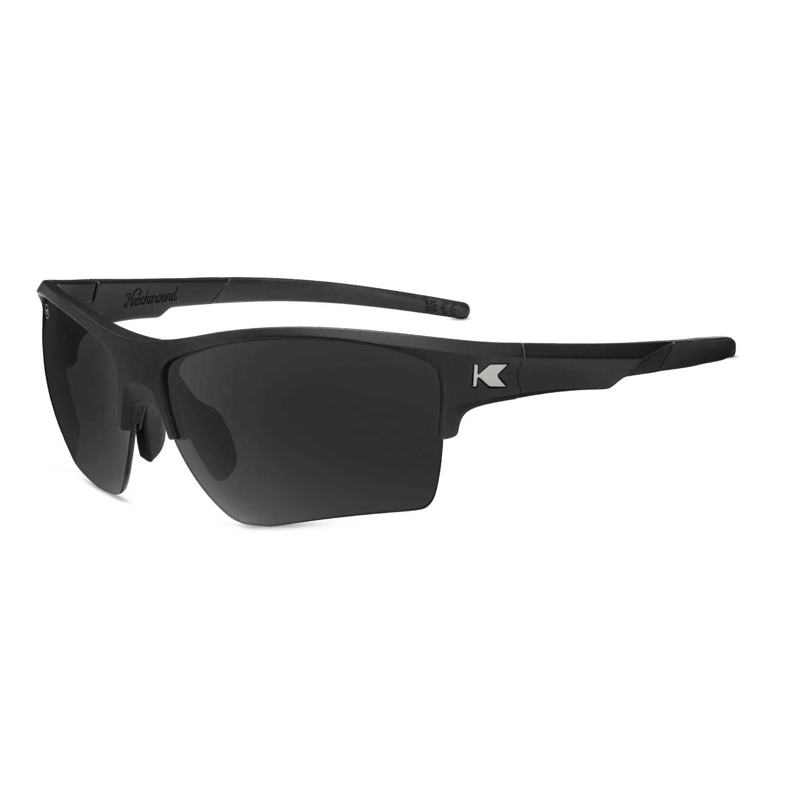 Knockaround Sunglasses | Flight Paths | Black on Black - Ekiden Sports