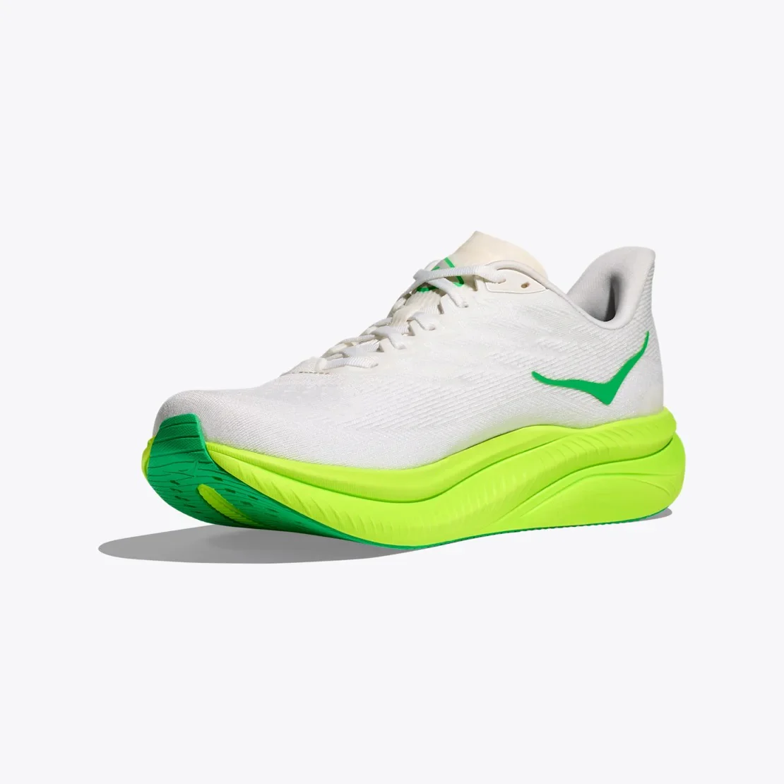 Hoka Mach 6 | White / Neon Lime | Mens - Ekiden Sports