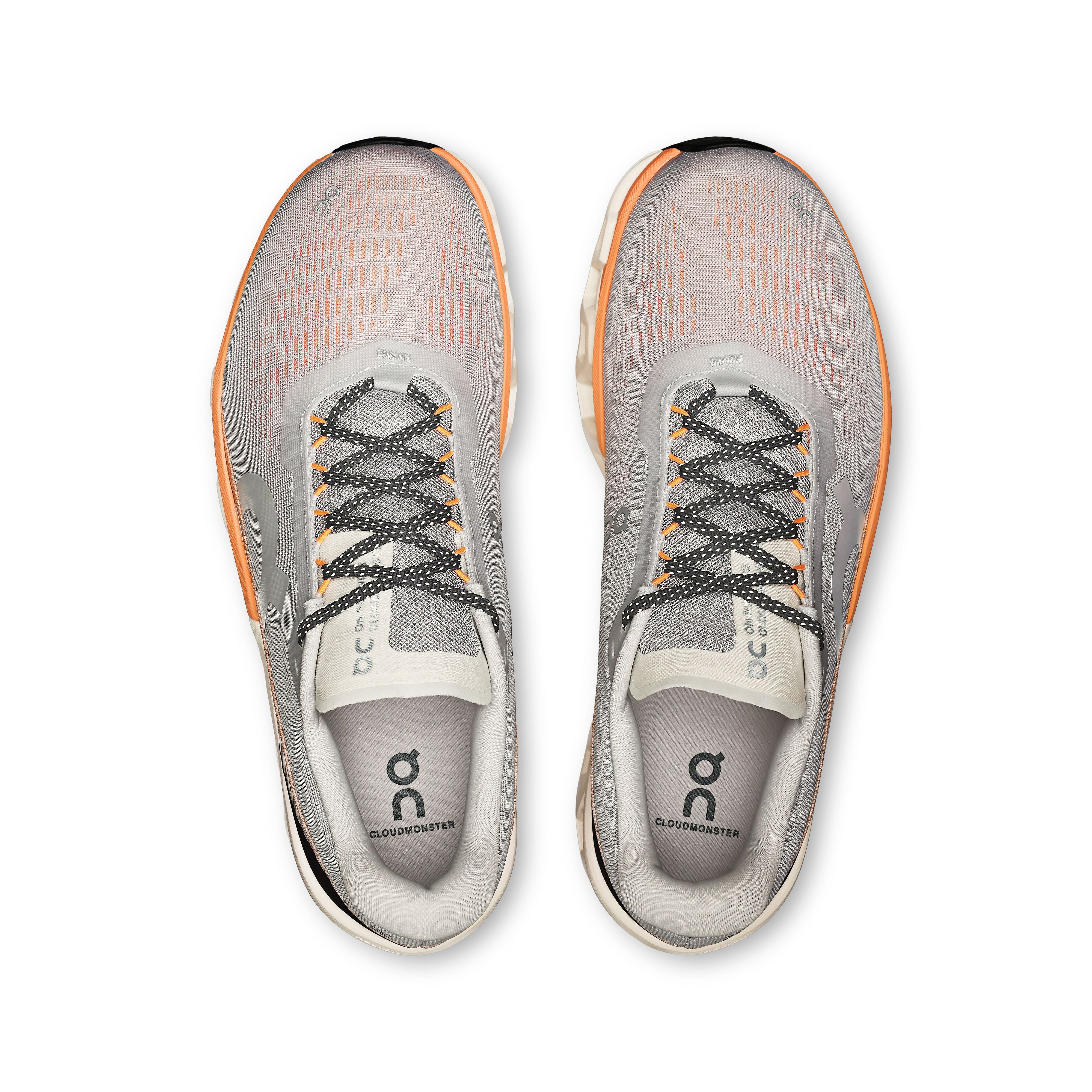 On Cloudmonster 2 | Glacier / Tangerine | Mens - Ekiden Sports