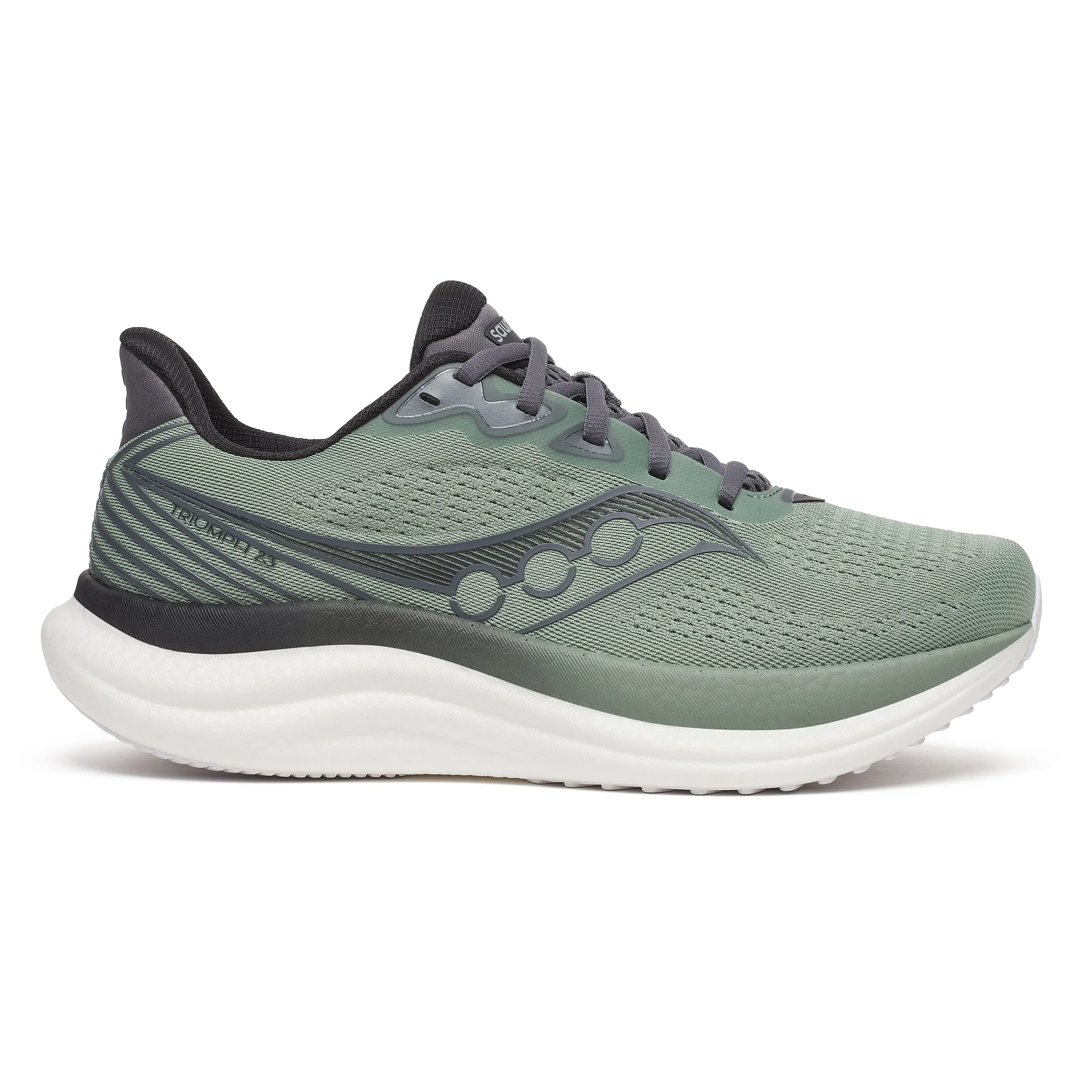 Saucony Triumph 23 Wide | Iceberg / Carbon | Mens - Ekiden Sports