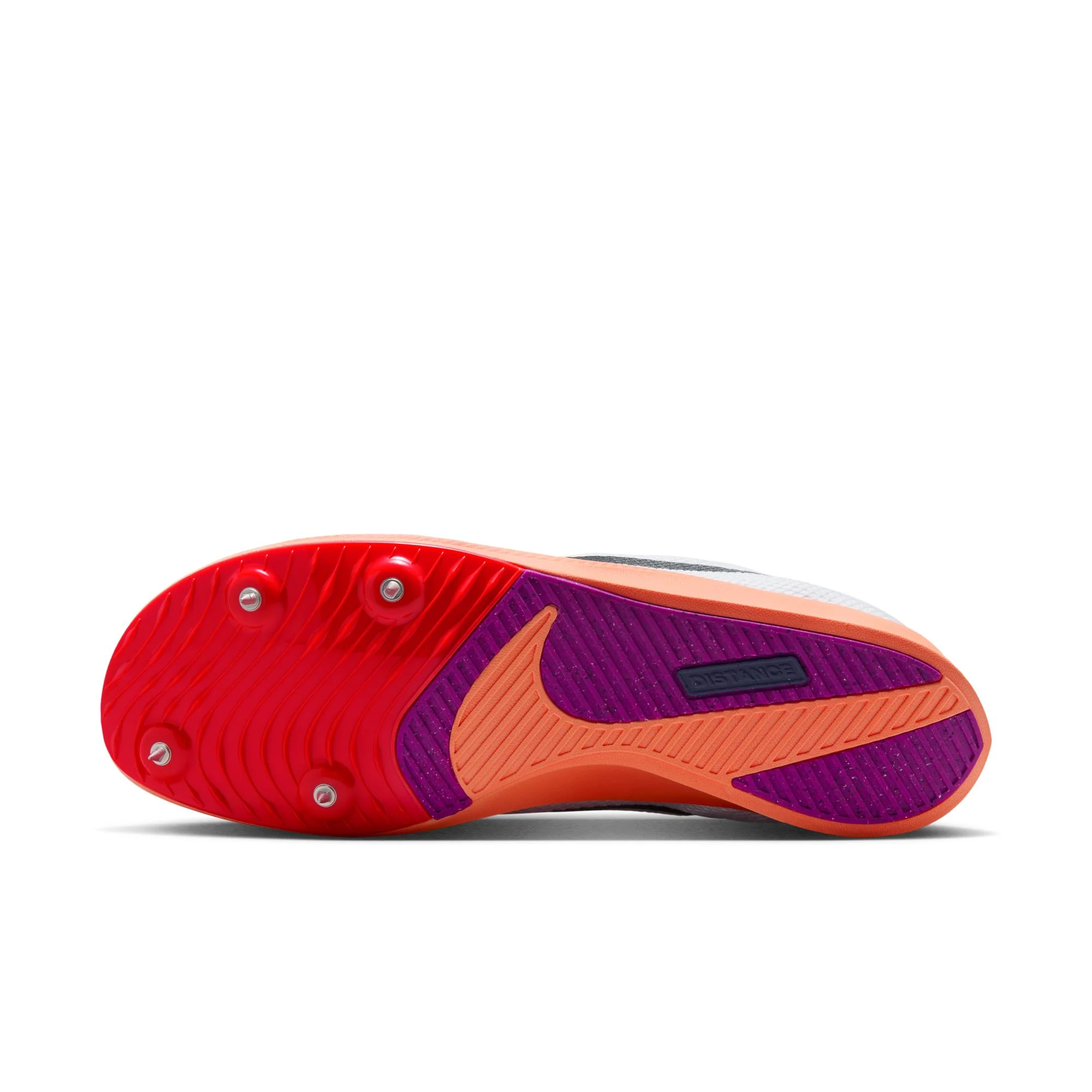 Nike Zoom Rival Distance Spikes | White / Obsidian / Bright Crimson / Hyper Turquoise | Unisex - Ekiden Sports