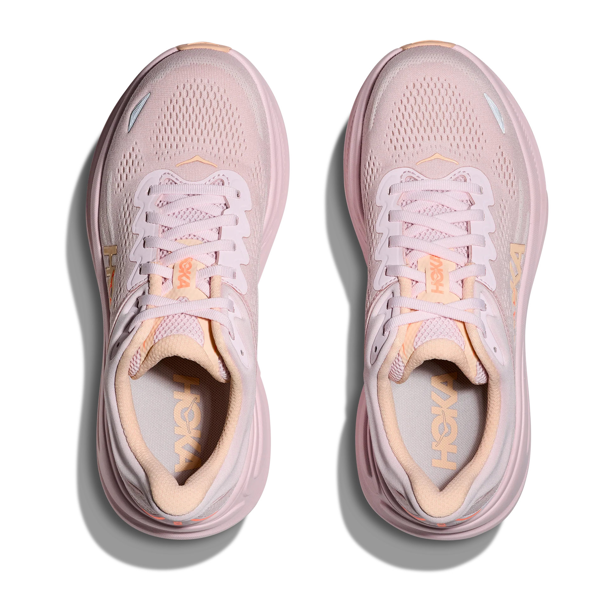 Hoka Bondi 9 | Lilac Cream / Tangerine Glow | Womens - Ekiden Sports