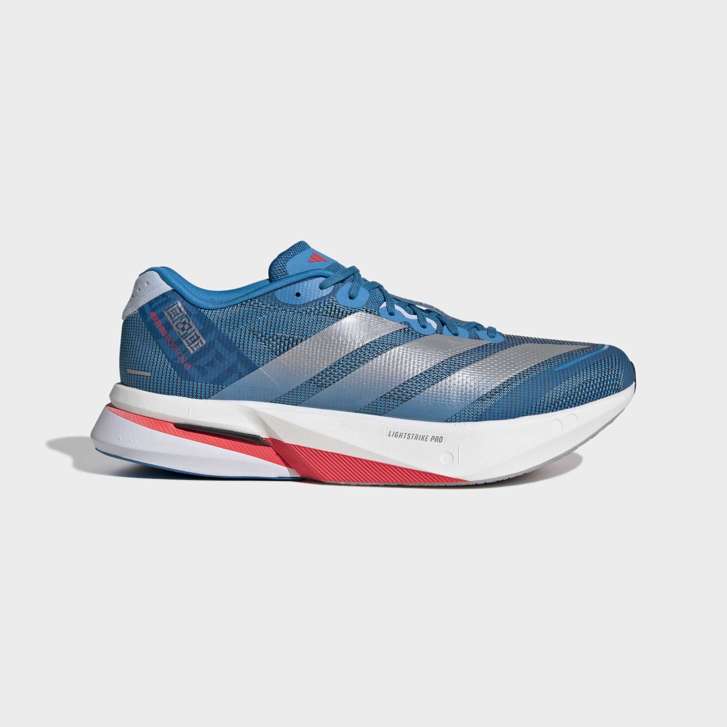 adidas Boston 13 | Solar Blue / Silver Metallic / Dark Solar Blue | Mens - Ekiden Sports