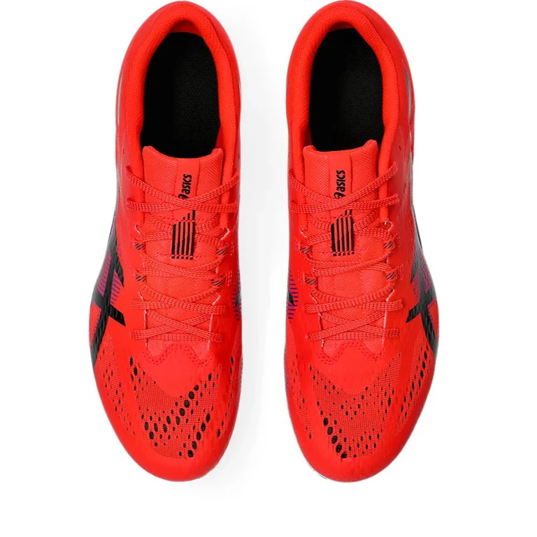 Asics Hyper MD 8 Spikes | Flash Red / Black | Unisex - Ekiden Sports