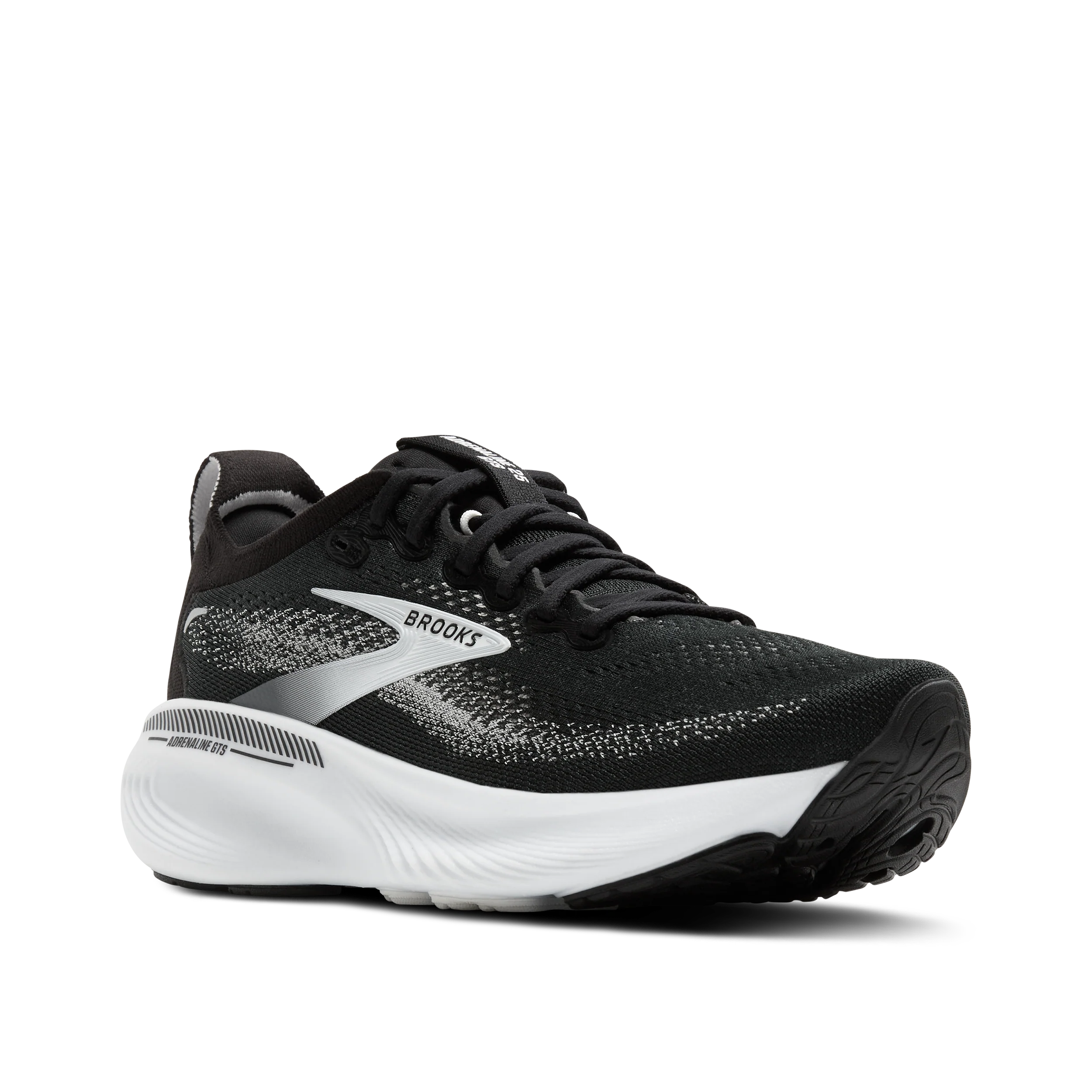 Brooks Adrenaline GTS 25 | Black / White | Mens - Ekiden Sports