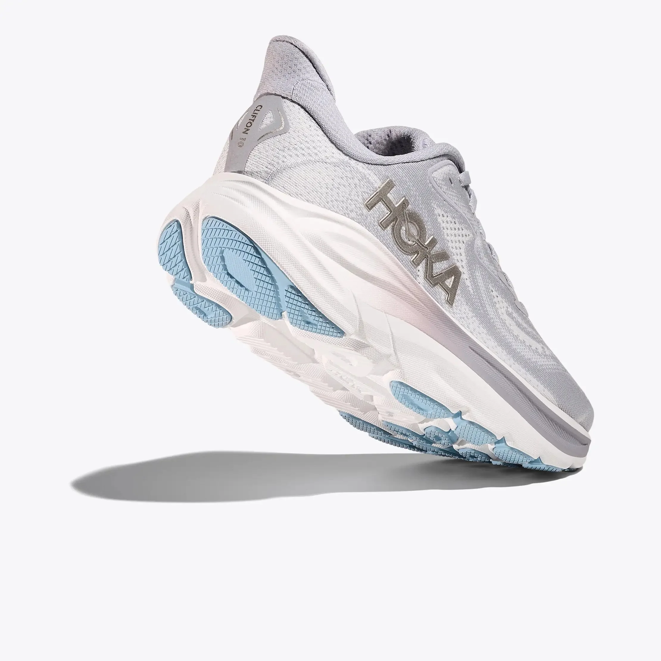 Hoka Clifton 10 | Ash Grey / Foggy Grey | Womens - Ekiden Sports