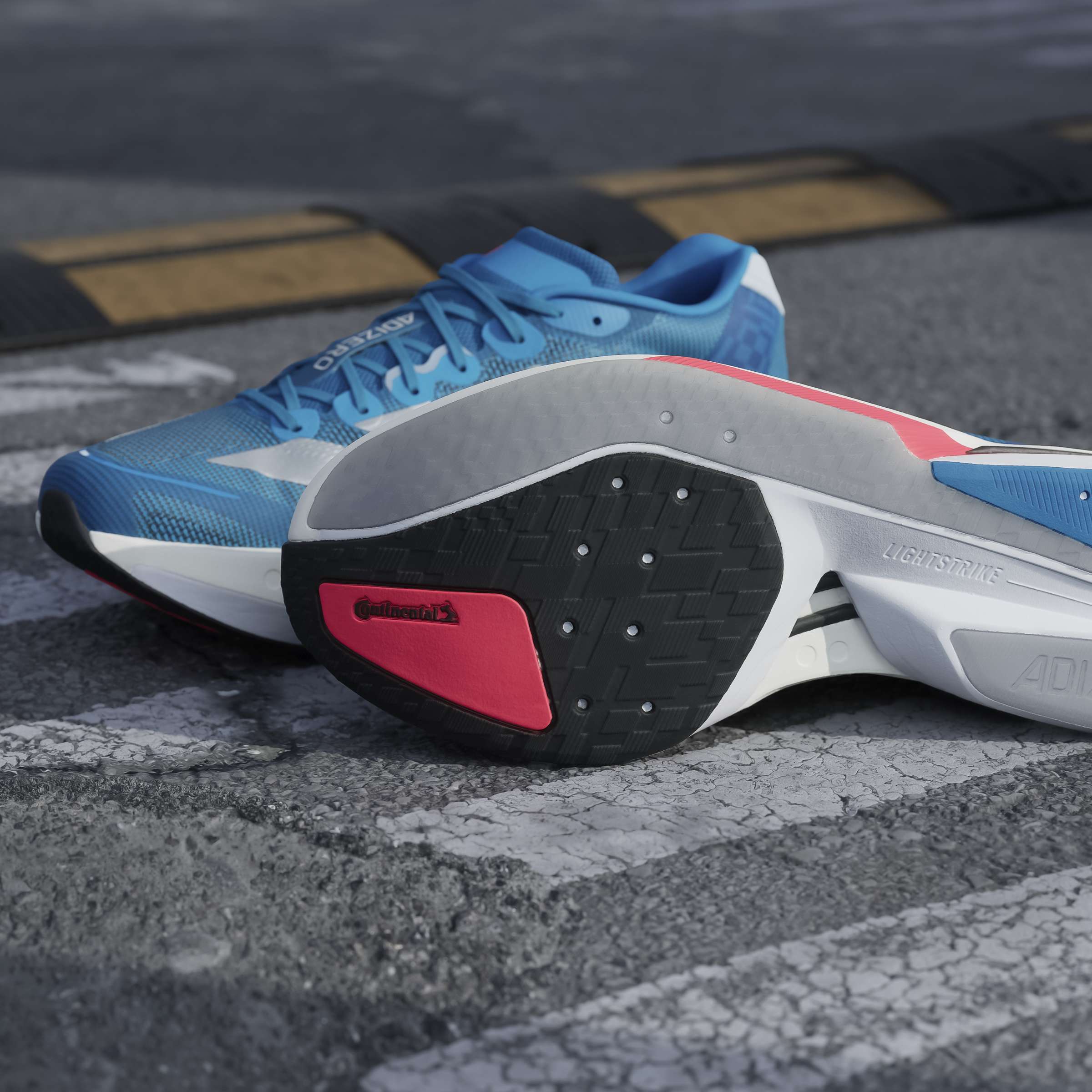 adidas Boston 13 | Solar Blue / Silver Metallic / Dark Solar Blue | Mens - Ekiden Sports