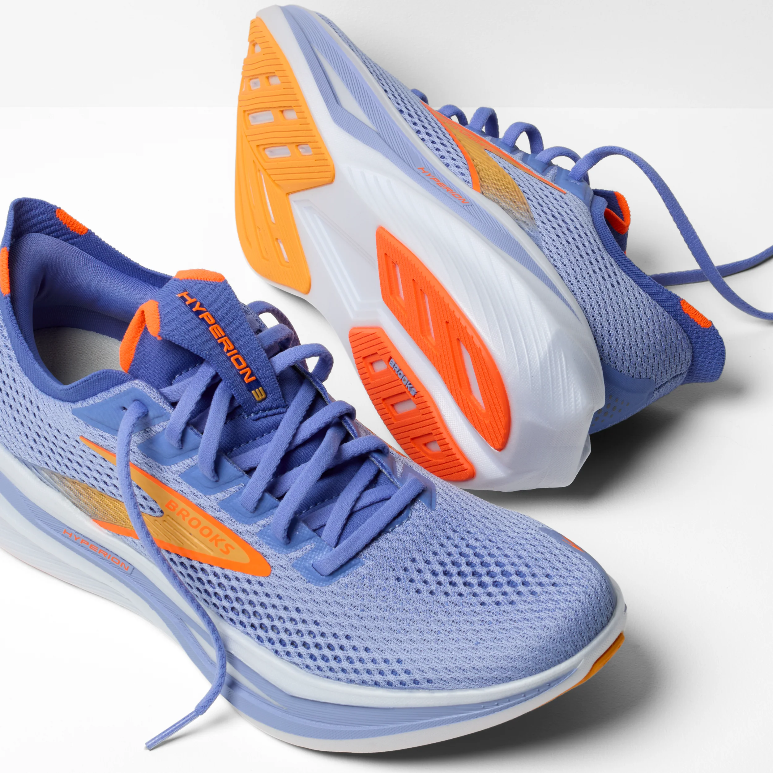 Brooks Hyperion 3 | Blue Heron / Orange / White | Womens - Ekiden Sports