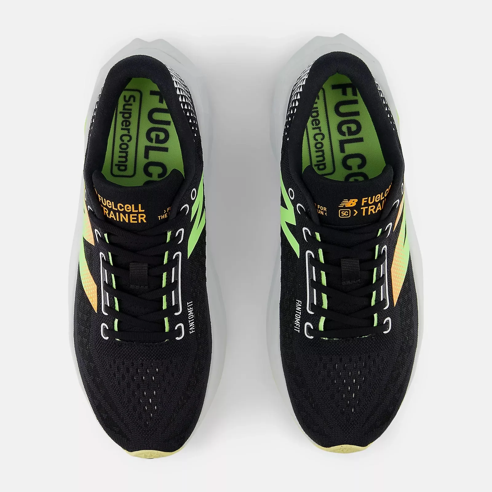 New Balance FuelCell SuperComp Trainer v3 Wide | Black / Phantom / Bleached Lime | Mens - Ekiden Sports