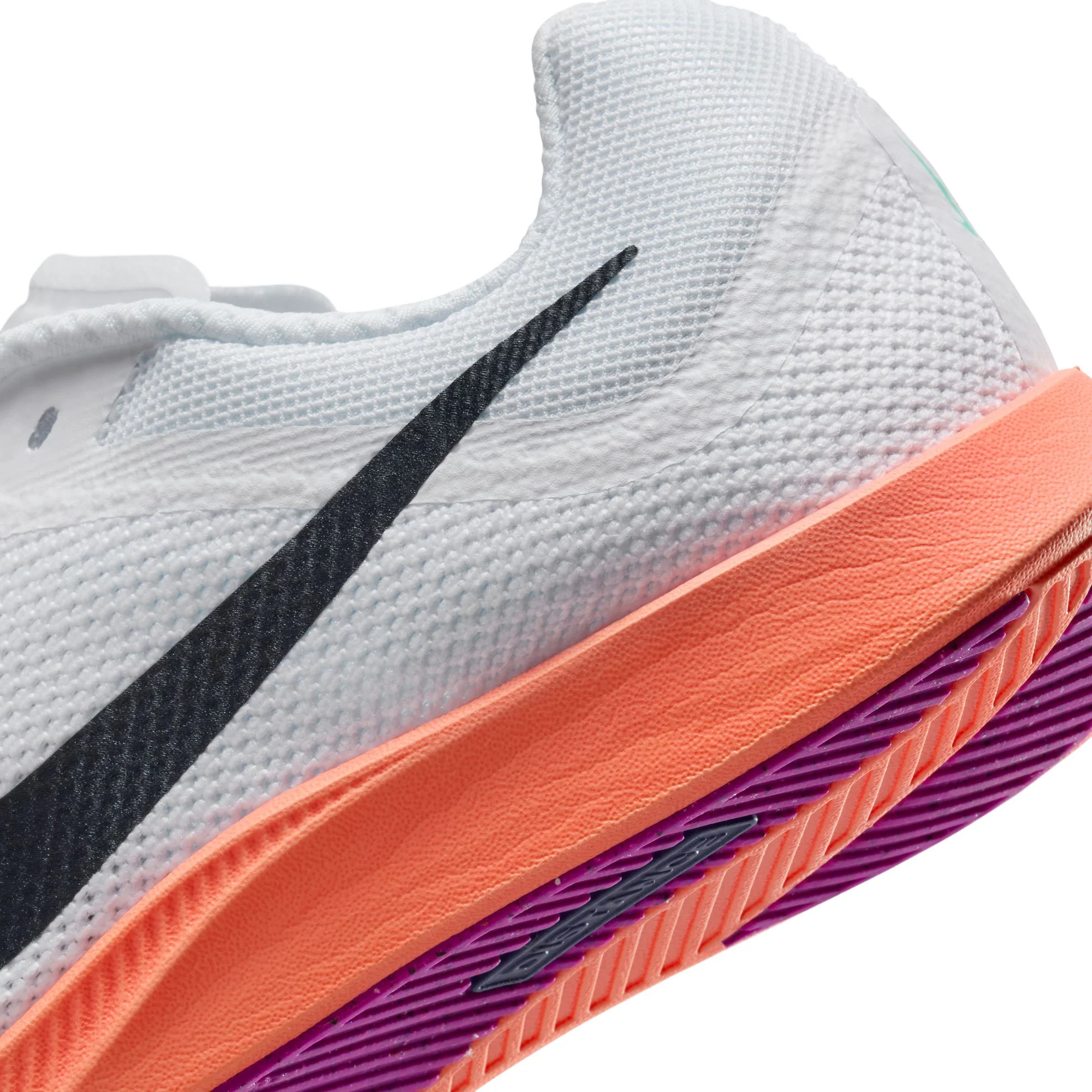Nike Zoom Rival Distance Spikes | White / Obsidian / Bright Crimson / Hyper Turquoise | Unisex - Ekiden Sports